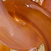 Tortoise Shell Acrylic Hoop Earrings - Image 4