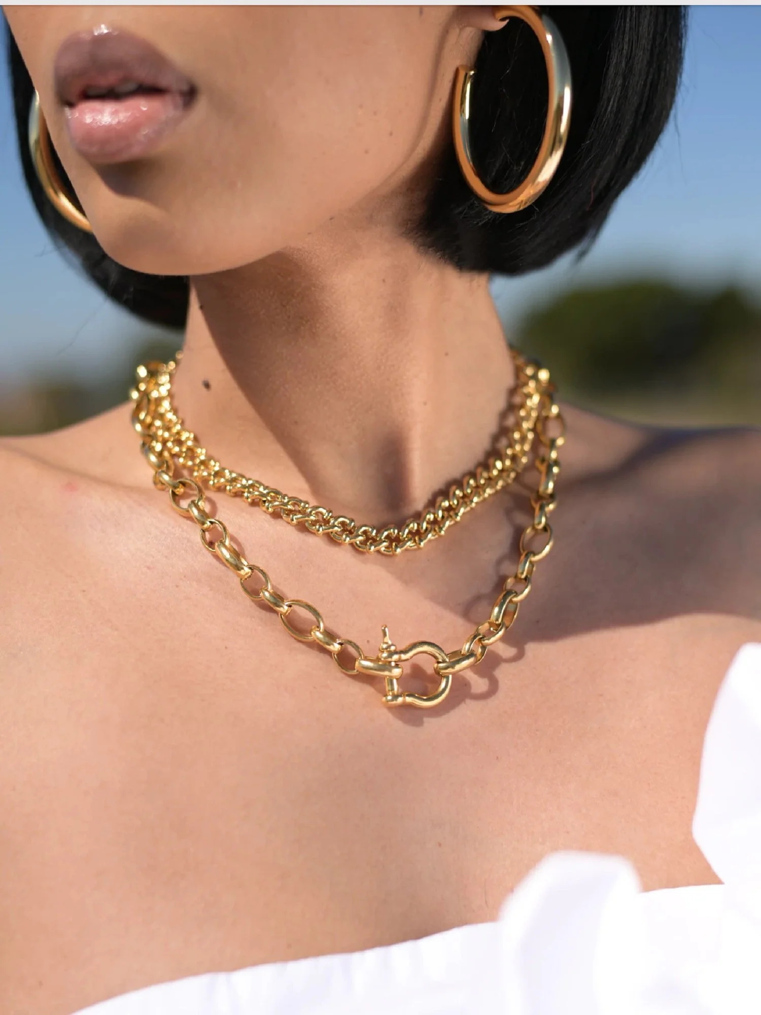 Simone The Label 14K Gold-Plated Chain Necklace - Brands We Love