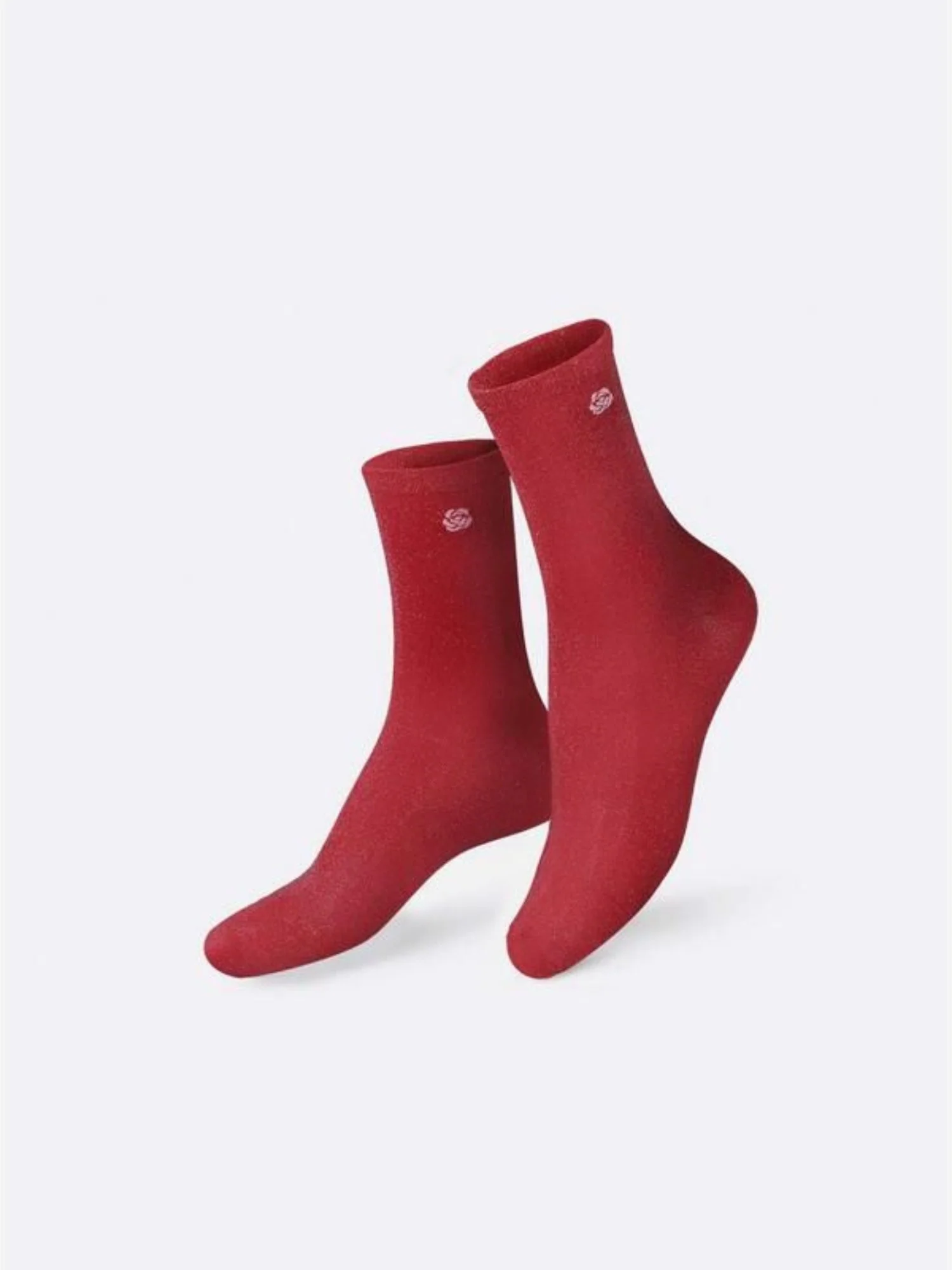 Pretty Rose Lurex Socks - Eat My Socks - Image 4