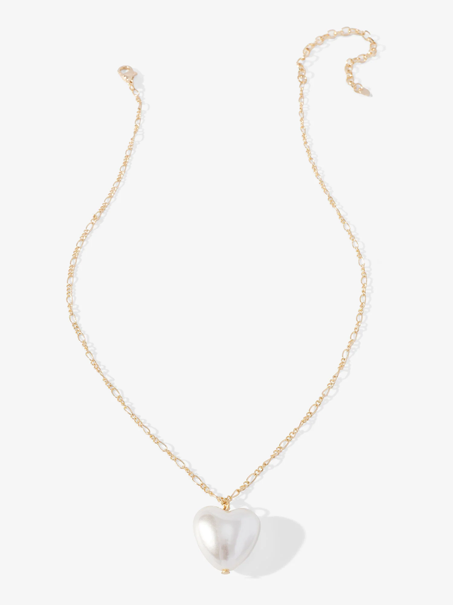 Pearl Heart Pendant Necklace