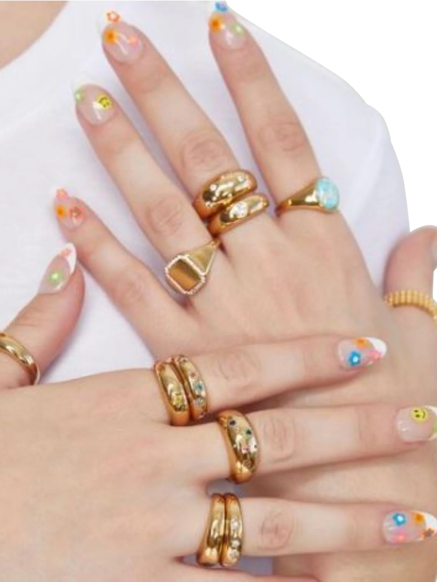 Petit Moments 18K Gold-Plated CZ Signet Ring - Brands We Love - Image 4
