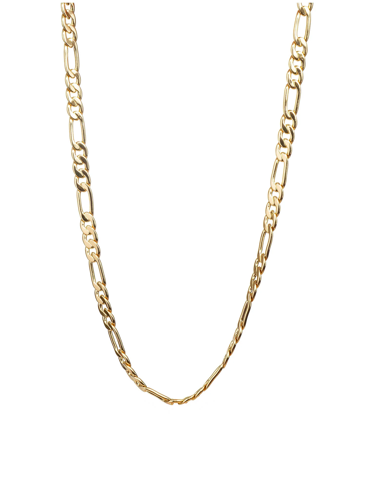 LA Radiant 18K Gold Plated Figaro Chain Link Necklace - Brands We Love - Image 3