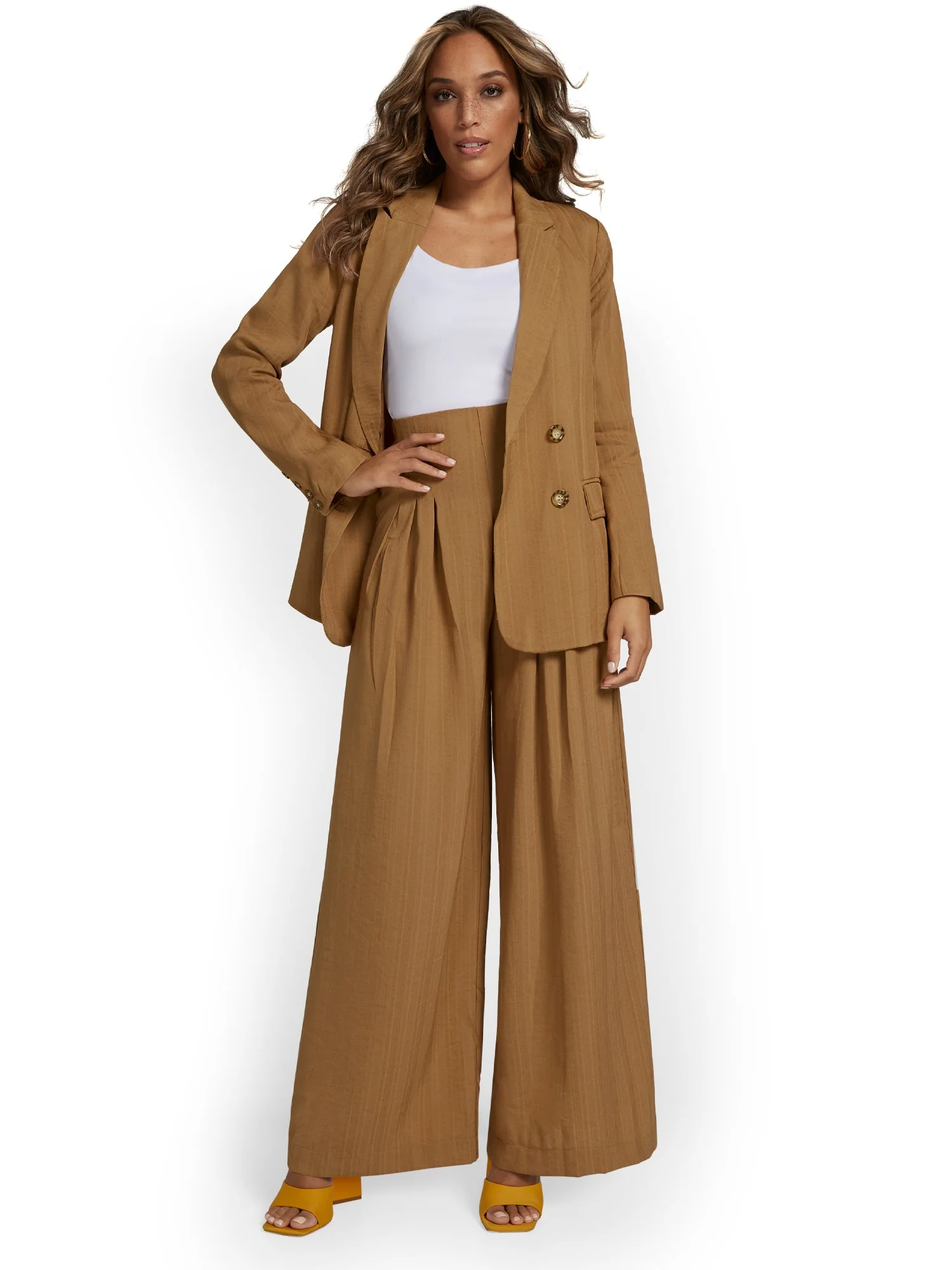 Luxy USA 2-Piece Blazer & Wide-Leg Pant Set - Brands We Love - Image 13