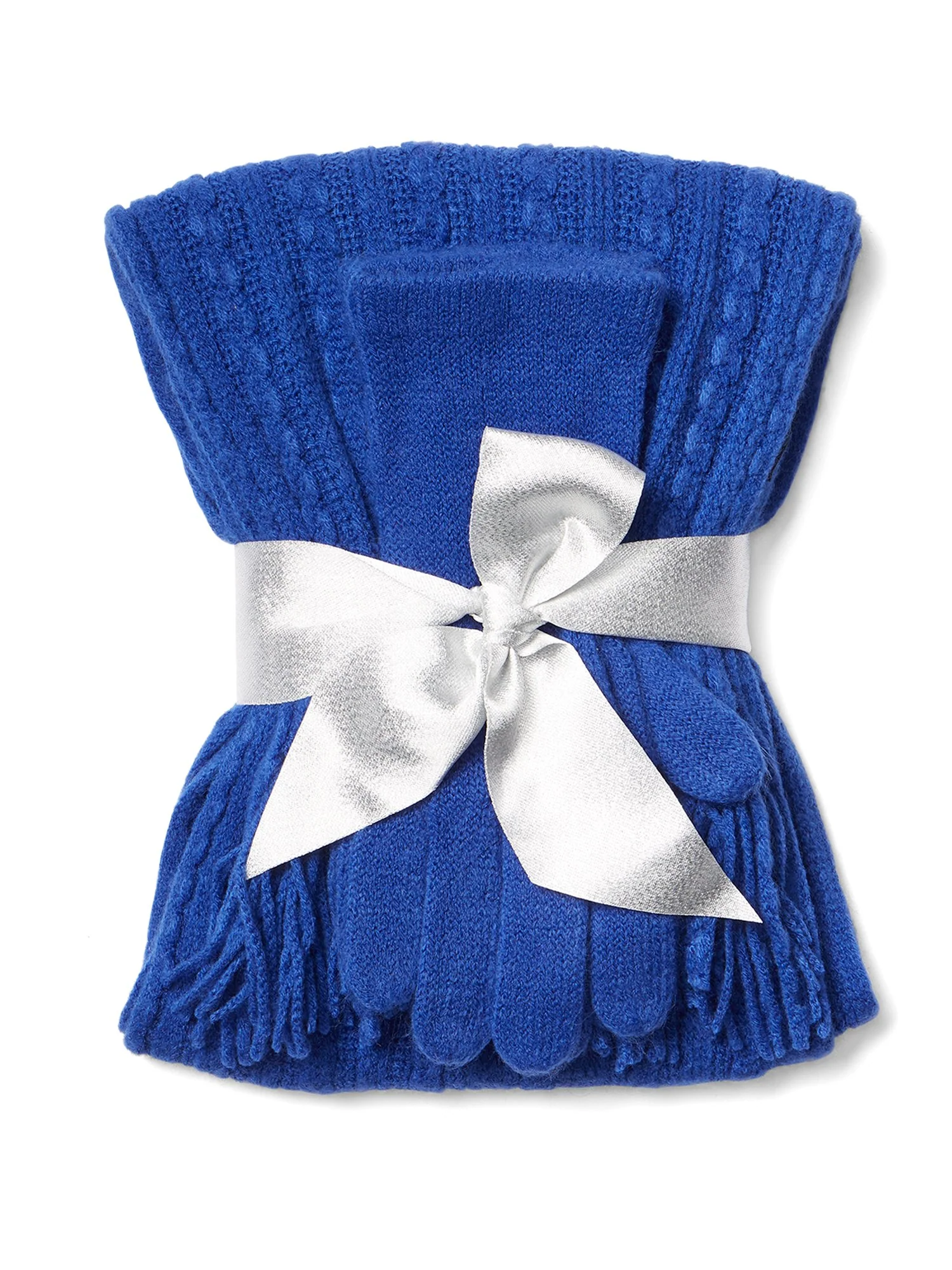 2-Piece Cable-Knit Scarf & Gloves Set - Image 20