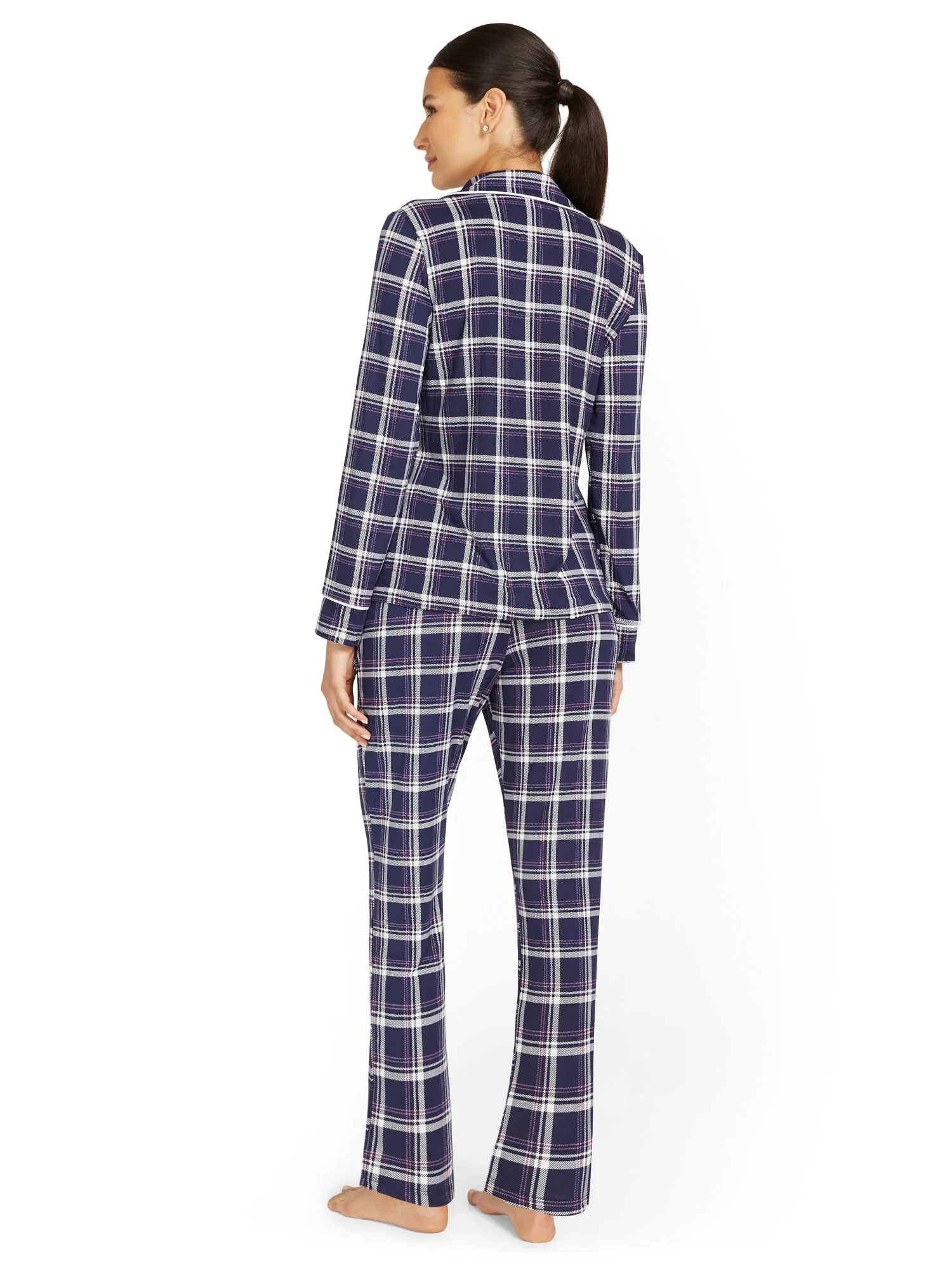 2-Piece Check-Print Pajama Set - Image 3