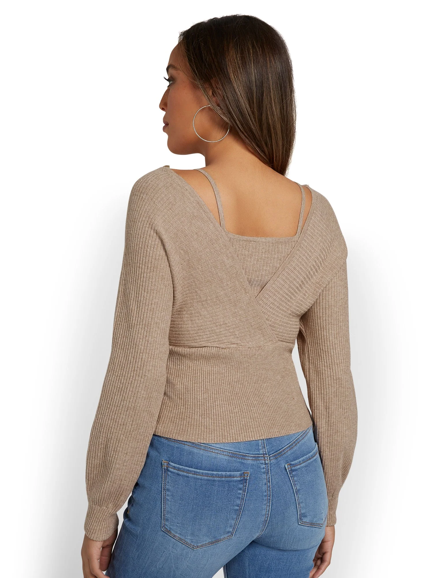 Allie Rose 2-Piece Halter Tank & Wrap Top Set - Brands We Love - Image 9