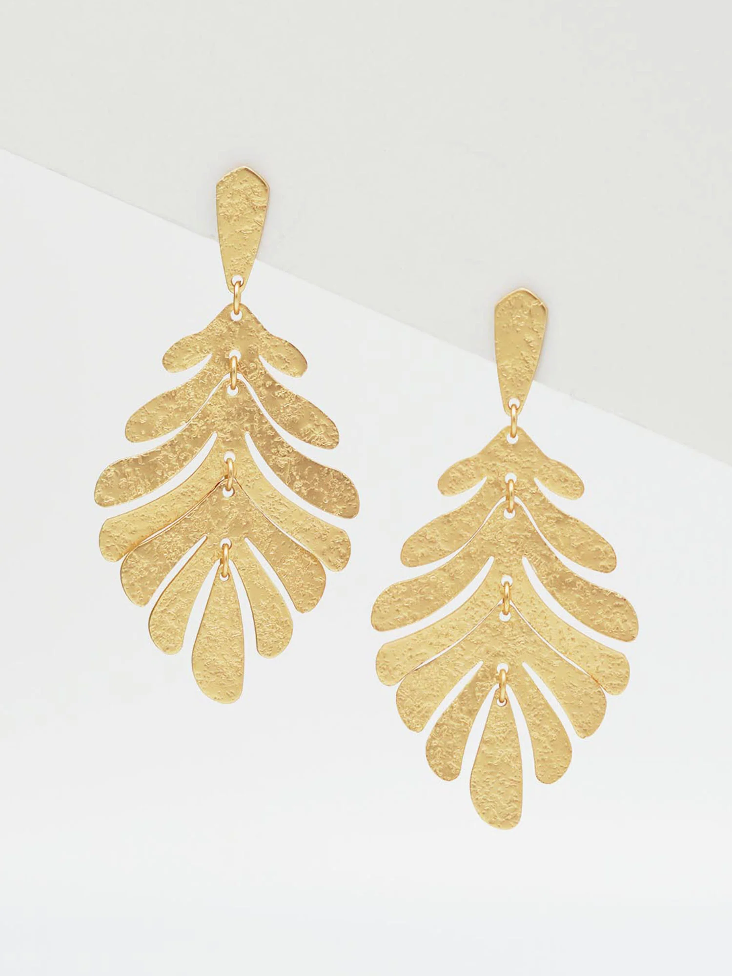 Leaf Drop Earrings