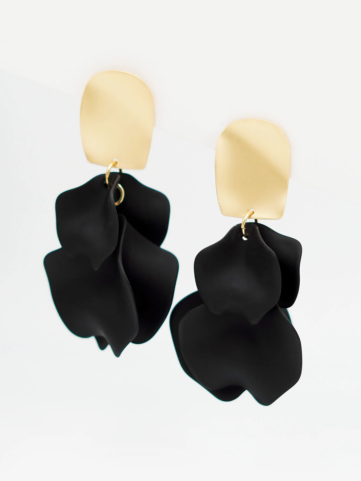 Large Petal Drop Earrings