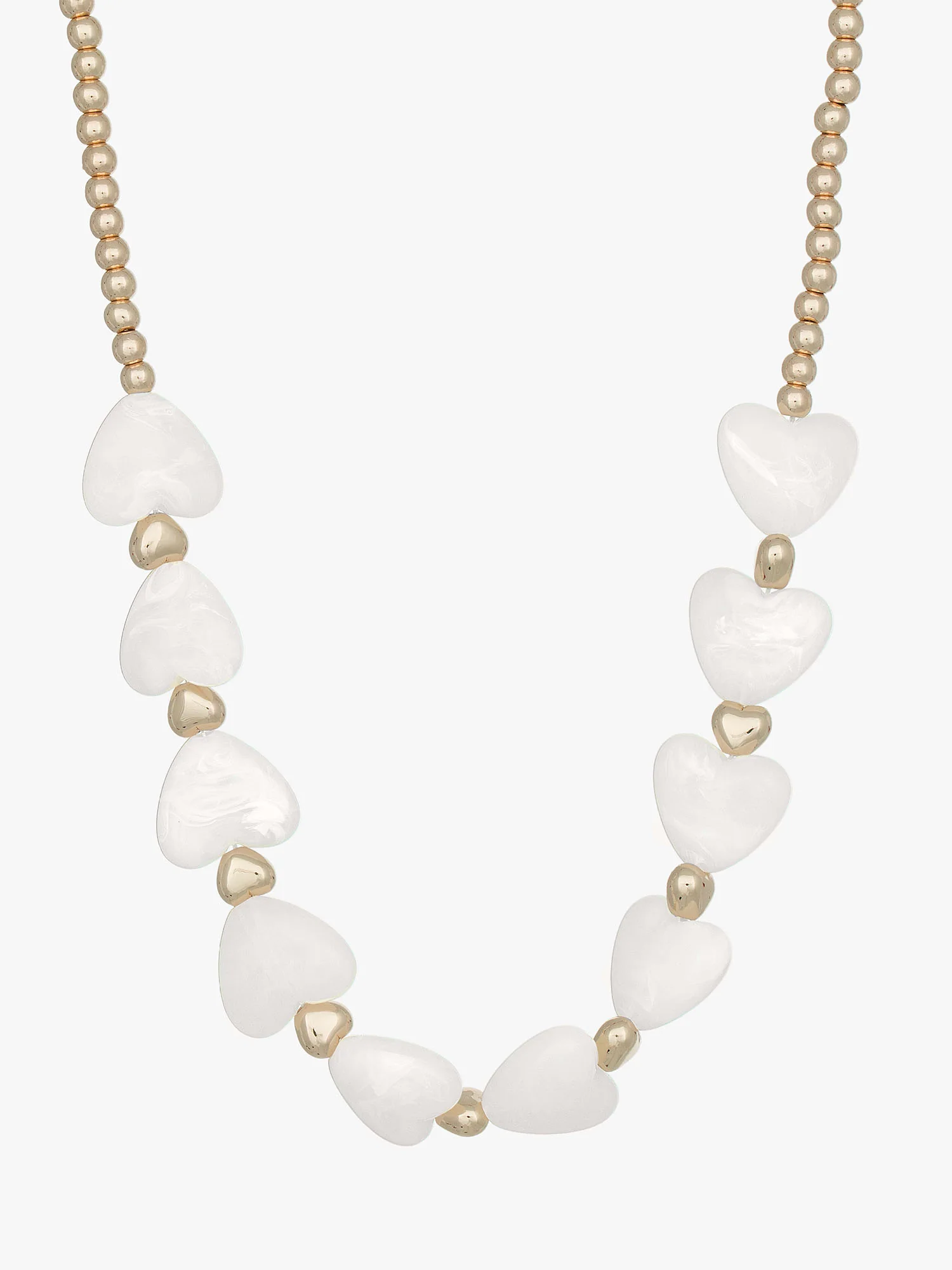 La Radiant Pearl Heart Collar Necklace - Brands We Love - Image 2