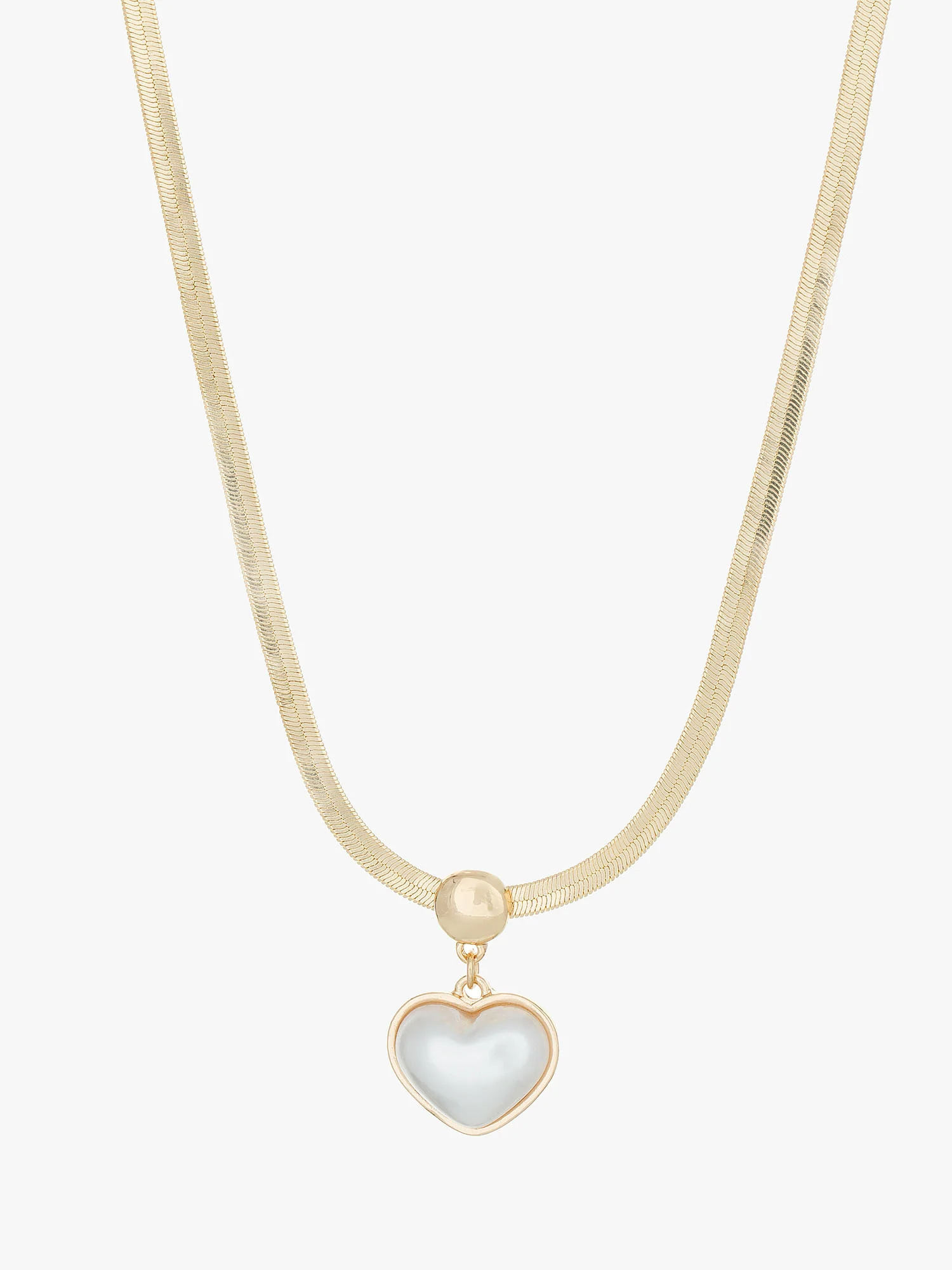 Pearl Heart Necklace - Image 2