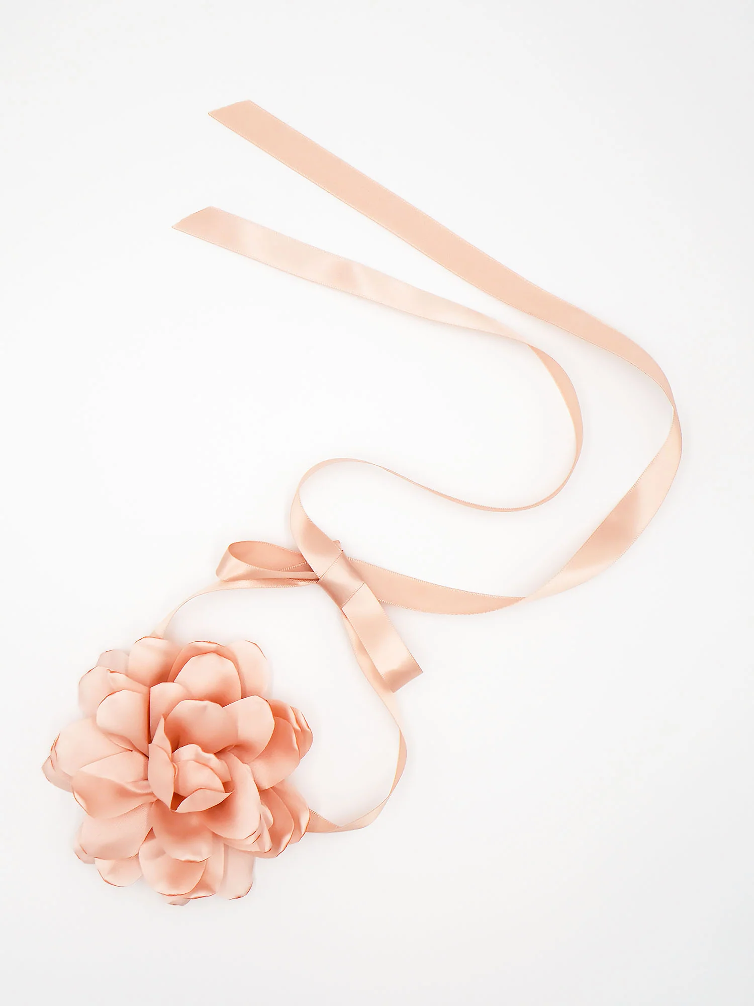 Rosette Ribbon Necklace - Image 2