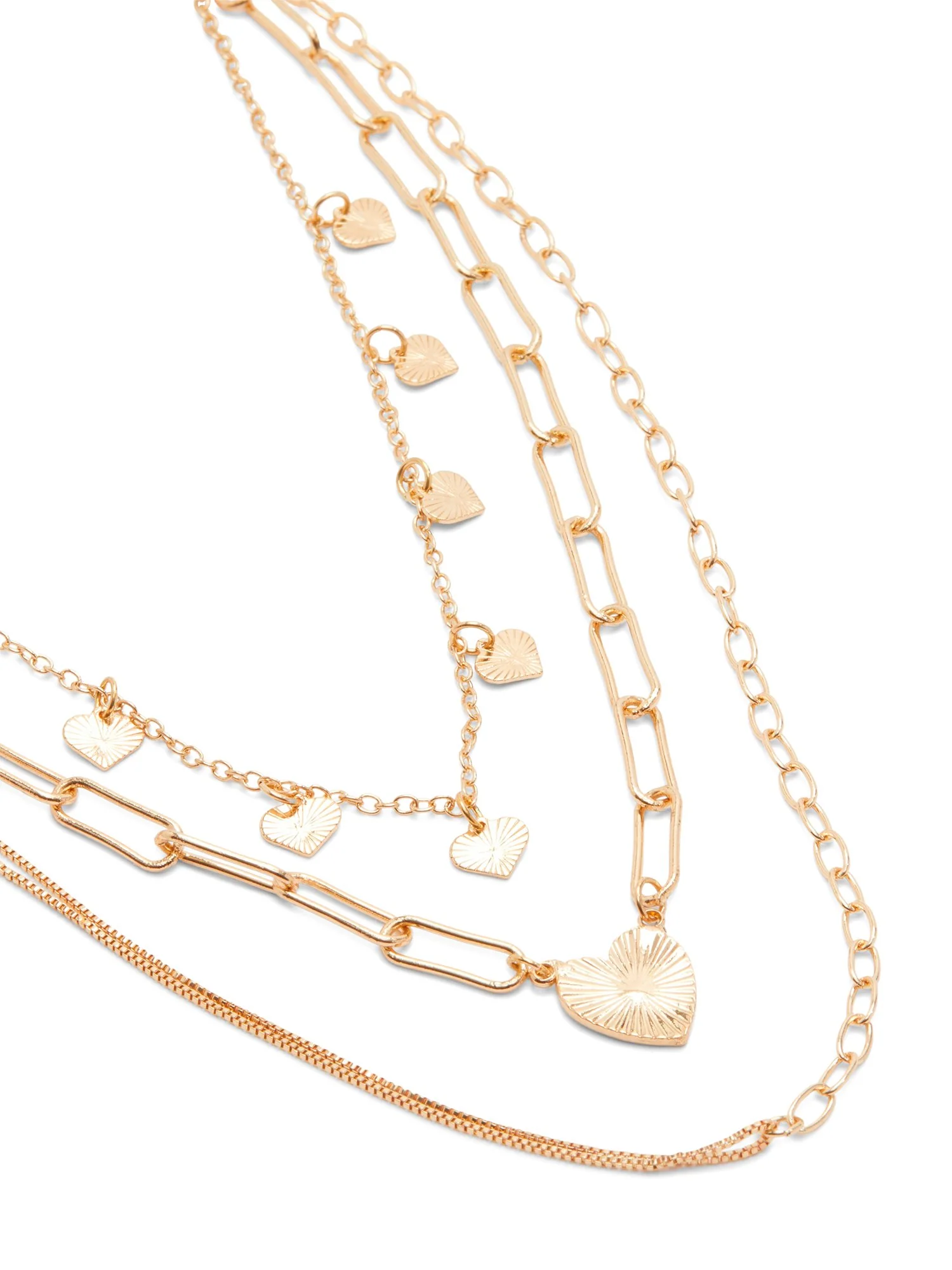 Heart Layered Necklace - Image 2