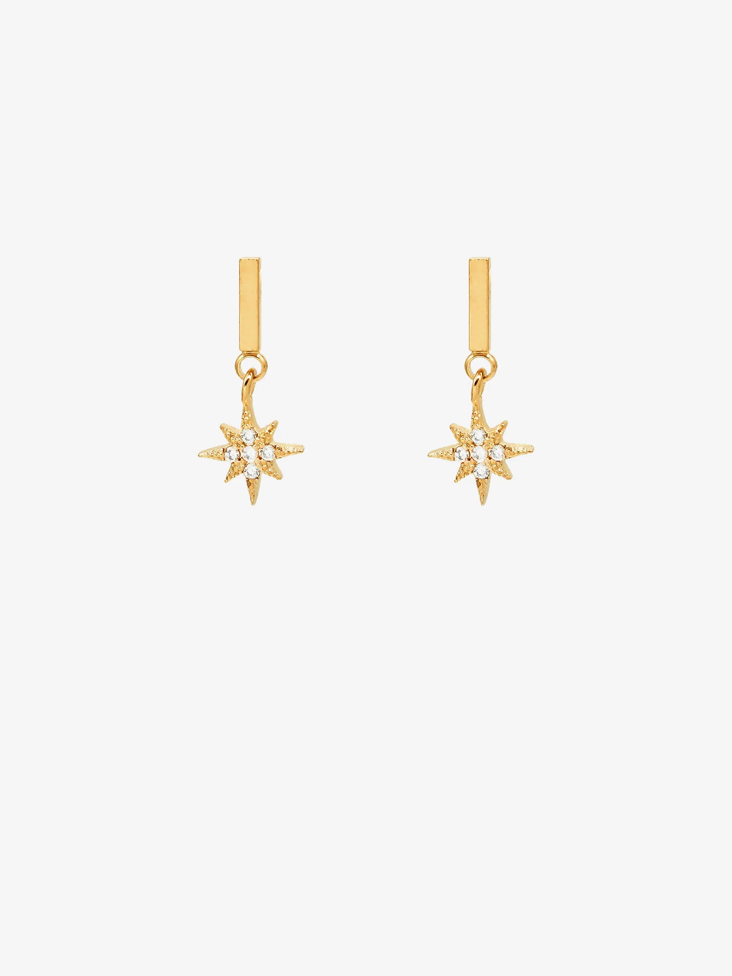 Secret Box 14K Gold North Star Earrings - Brands We Love