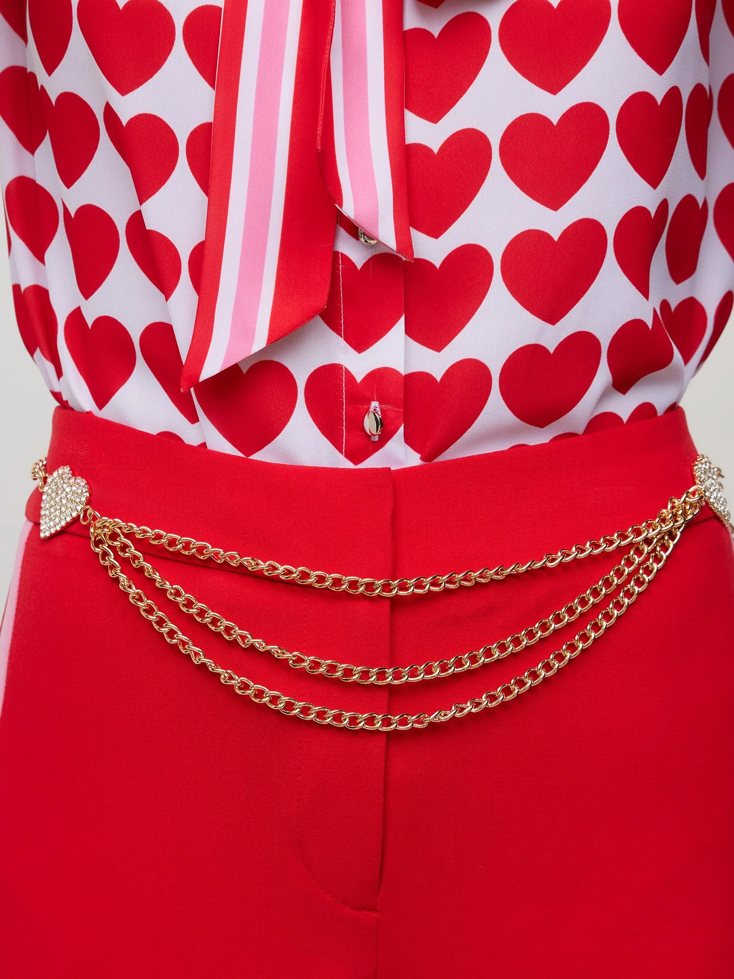 3-Chain Heart Belt