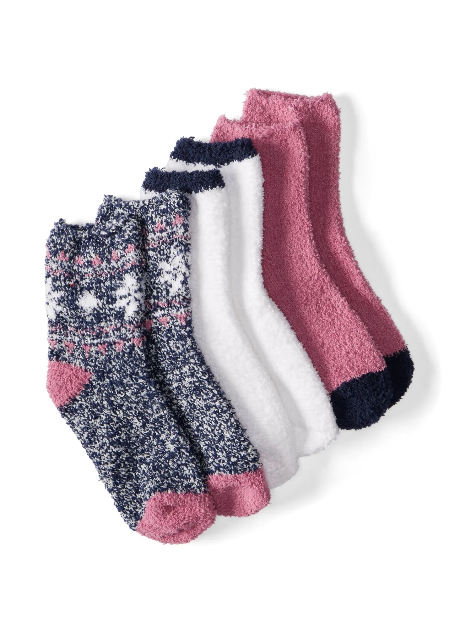 3-Pack Fair Isle Cozy Socks