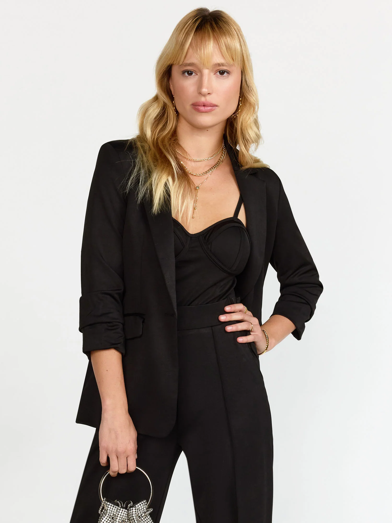 3-Piece Bustier Wide Leg Pants Set - Luxy USA - Image 3