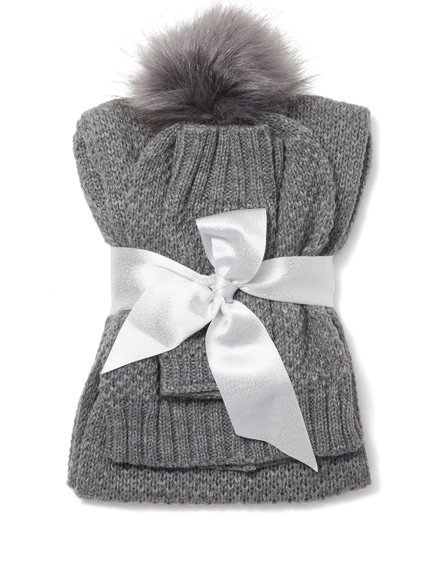 3-Piece Jersey-Knit Scarf, Hat & Gloves Set - Image 5