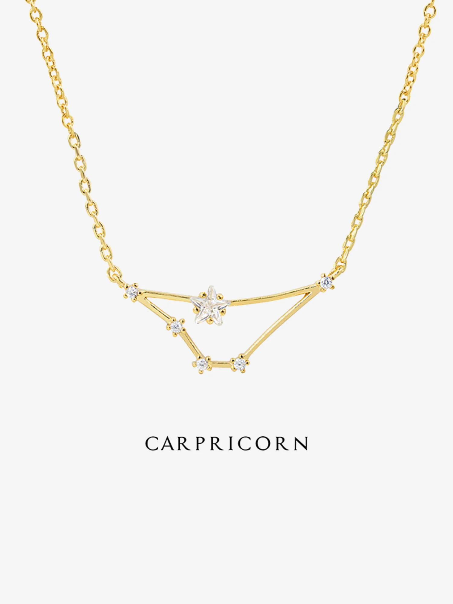 Secret Box 14K Gold Capricorn Pendant Necklace - Brands We Love