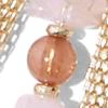 4-Row Goldtone Beaded Necklace - Image 3