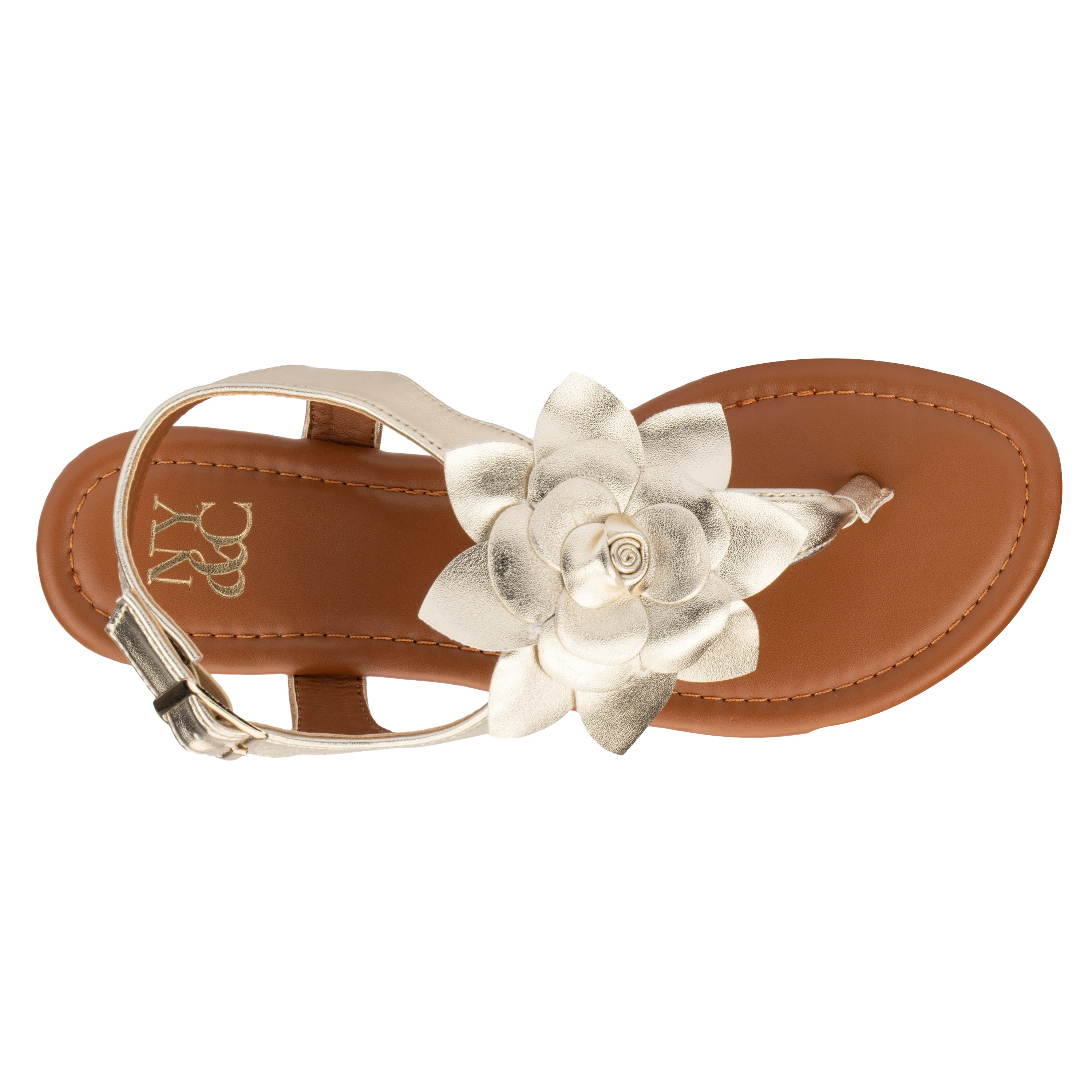 Aurelia Floral T-Strap Sandals - Image 7