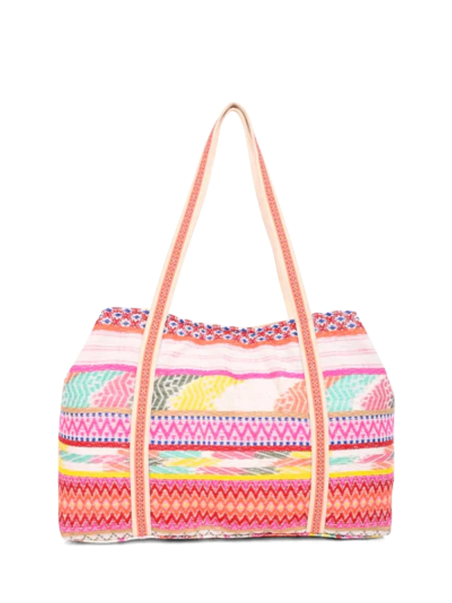 America & Beyond Abstract-Print Canvas Tote Bag - Brands We Love - Image 4