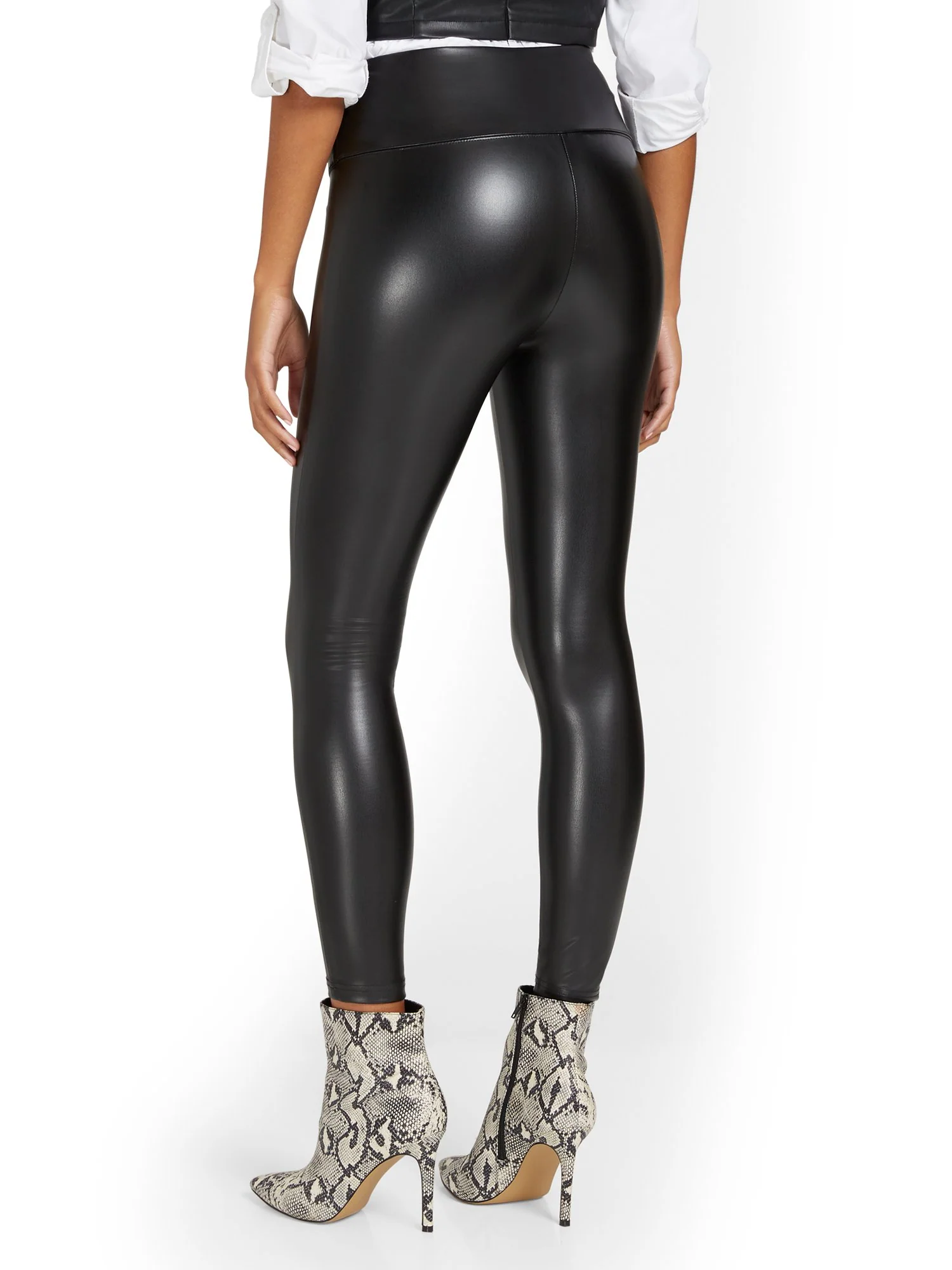Allover Faux-Leather Legging - Image 7