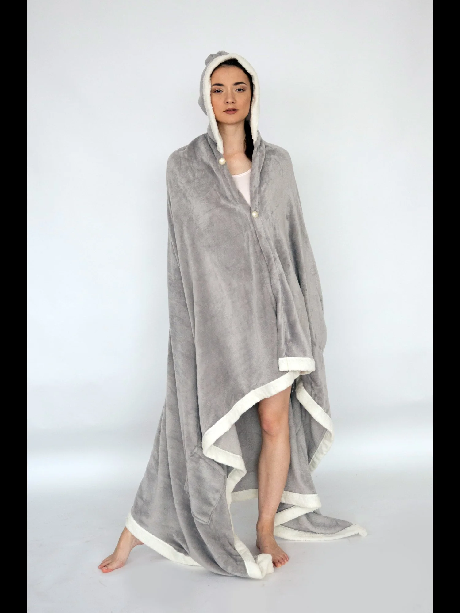 Angel Ultra Plush Snuggle Hoodie Robe - NY&C x Chic Home - Image 12