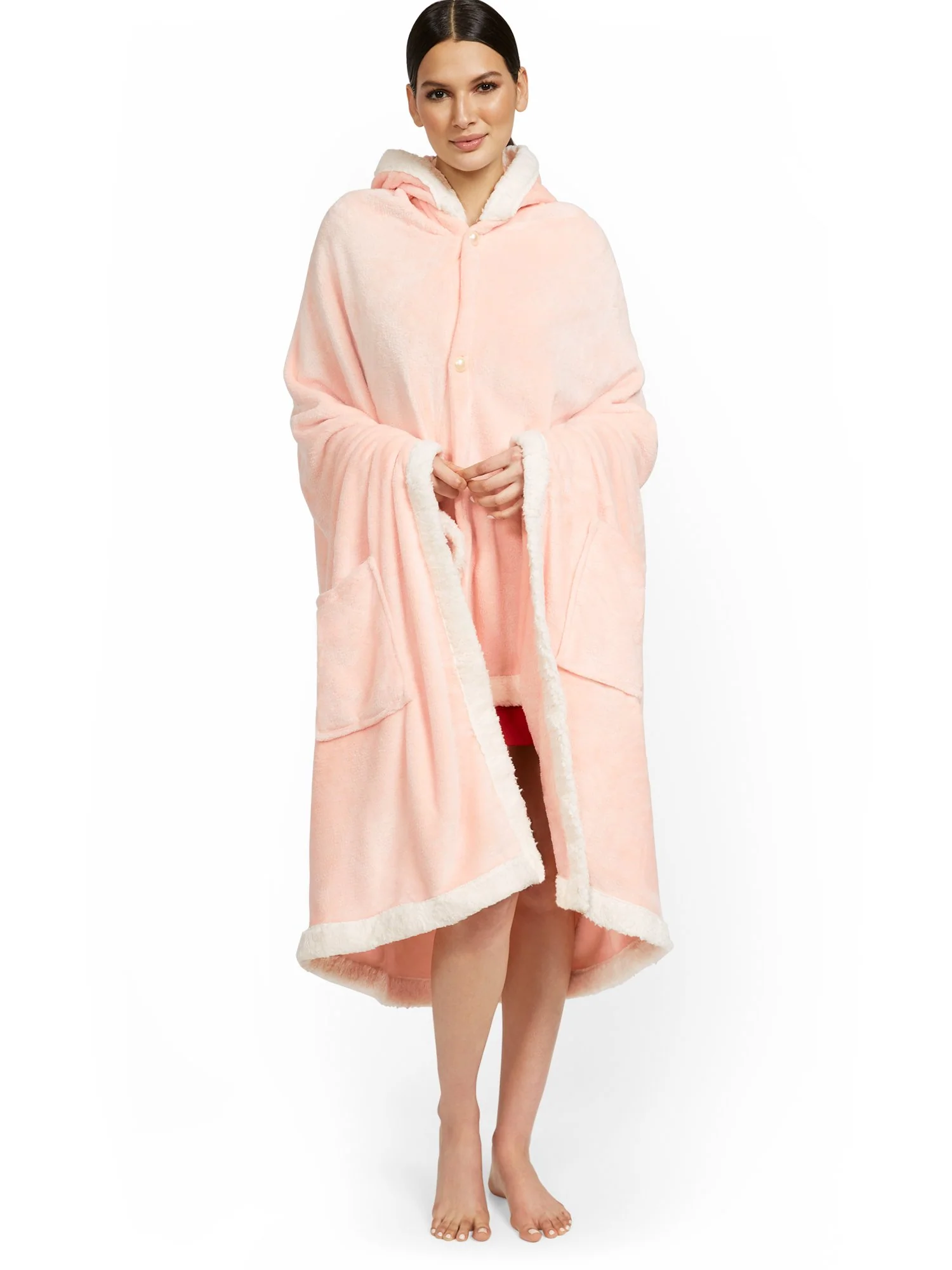 Angel Ultra Plush Snuggle Hoodie Robe - NY&C x Chic Home - Image 15