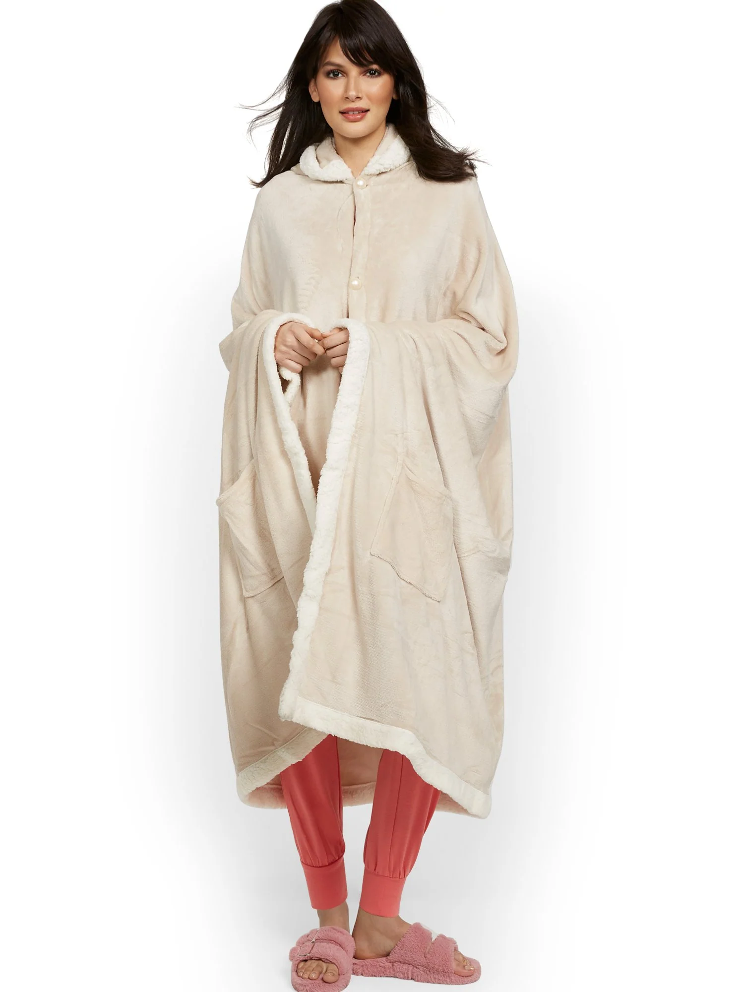 Angel Ultra Plush Snuggle Hoodie Robe - NY&C x Chic Home - Image 7