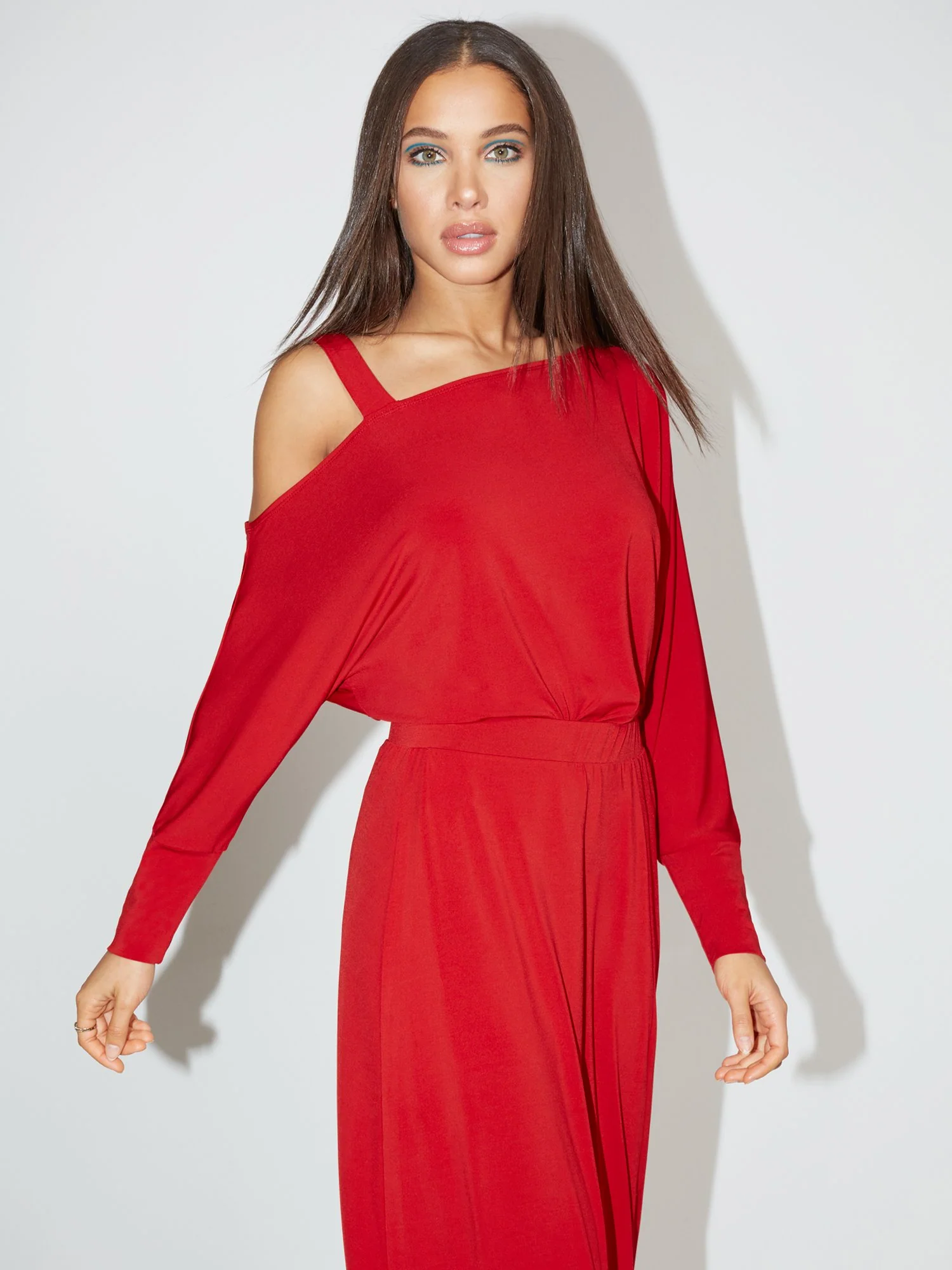 Asymmetrical Dolman-Sleeve Top - NY&C Style System - Image 11