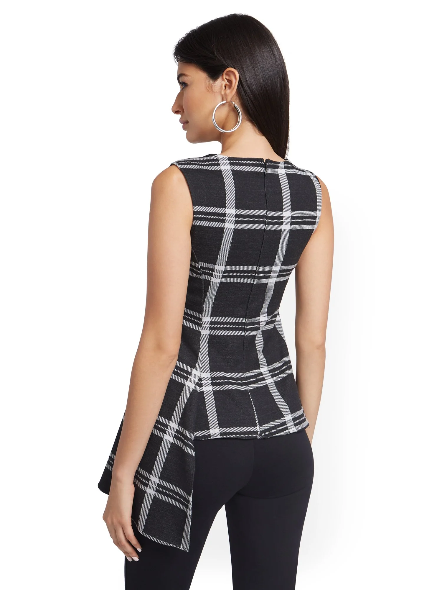 Asymmetrical Peplum Top - Superflex - Image 3