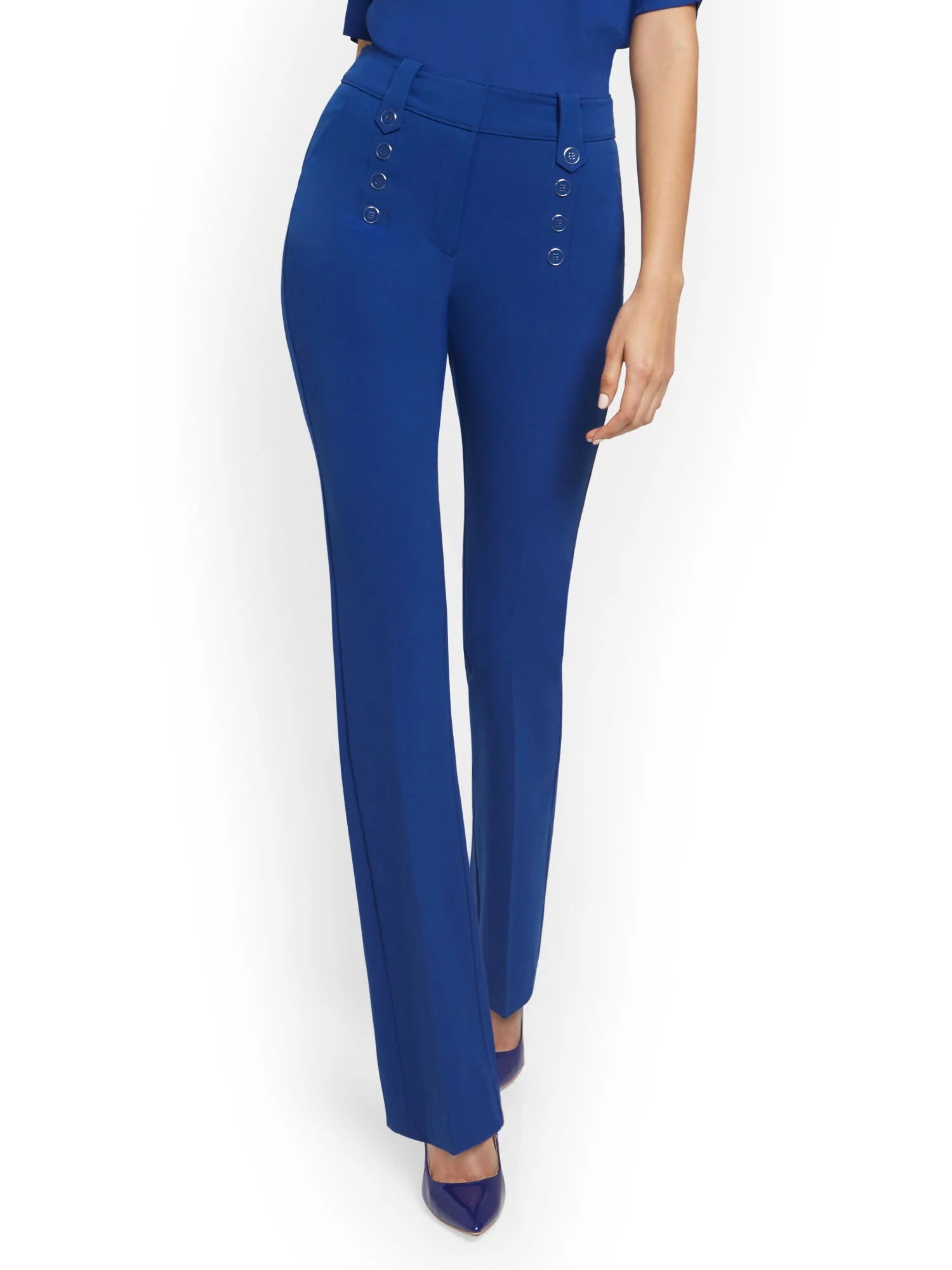Barely Bootcut Pant - High Waisted - Essential Stretch - 7th Avenue - Image 10