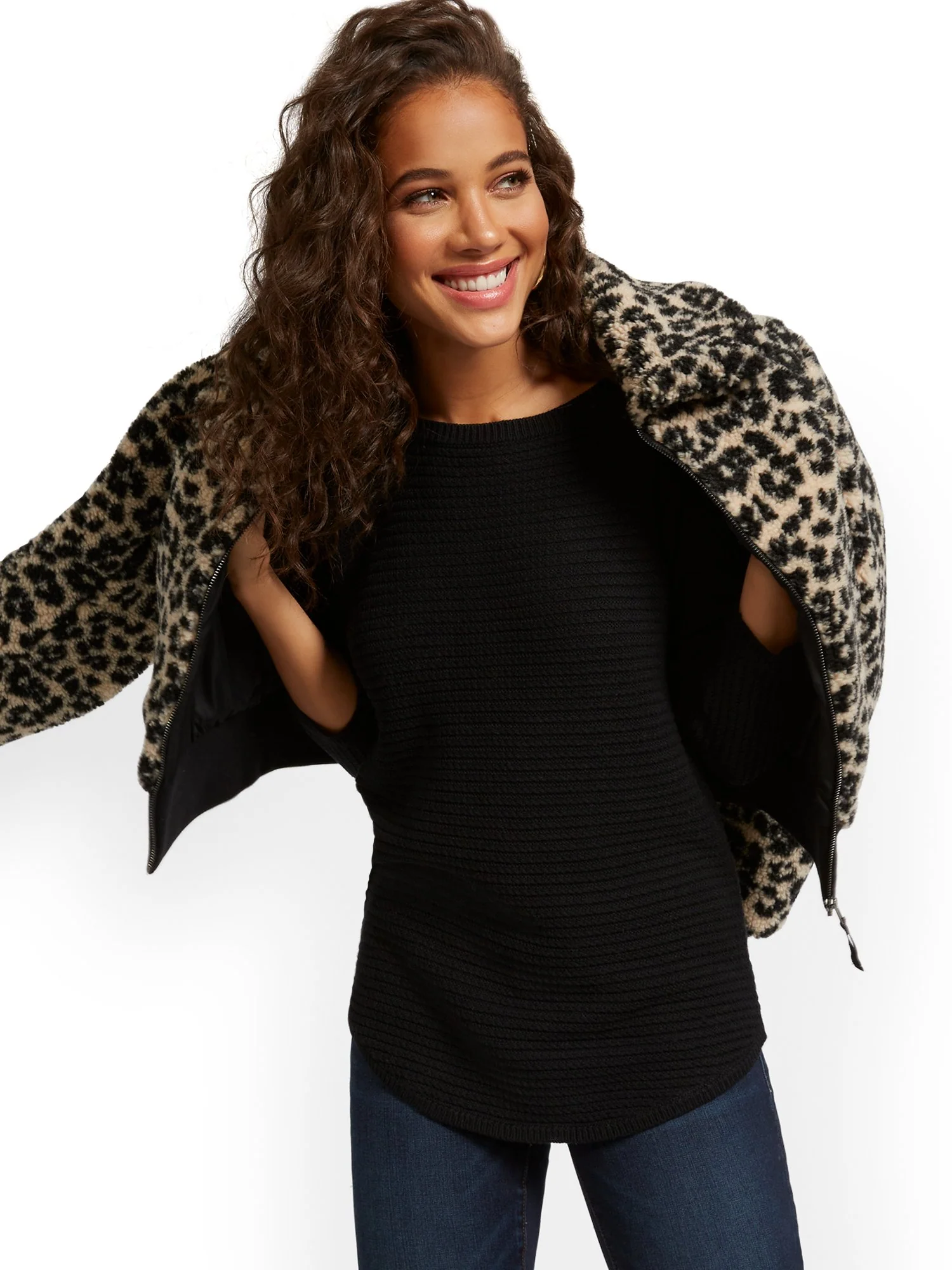 Bateau-Neck Dolman Sweater - Image 2