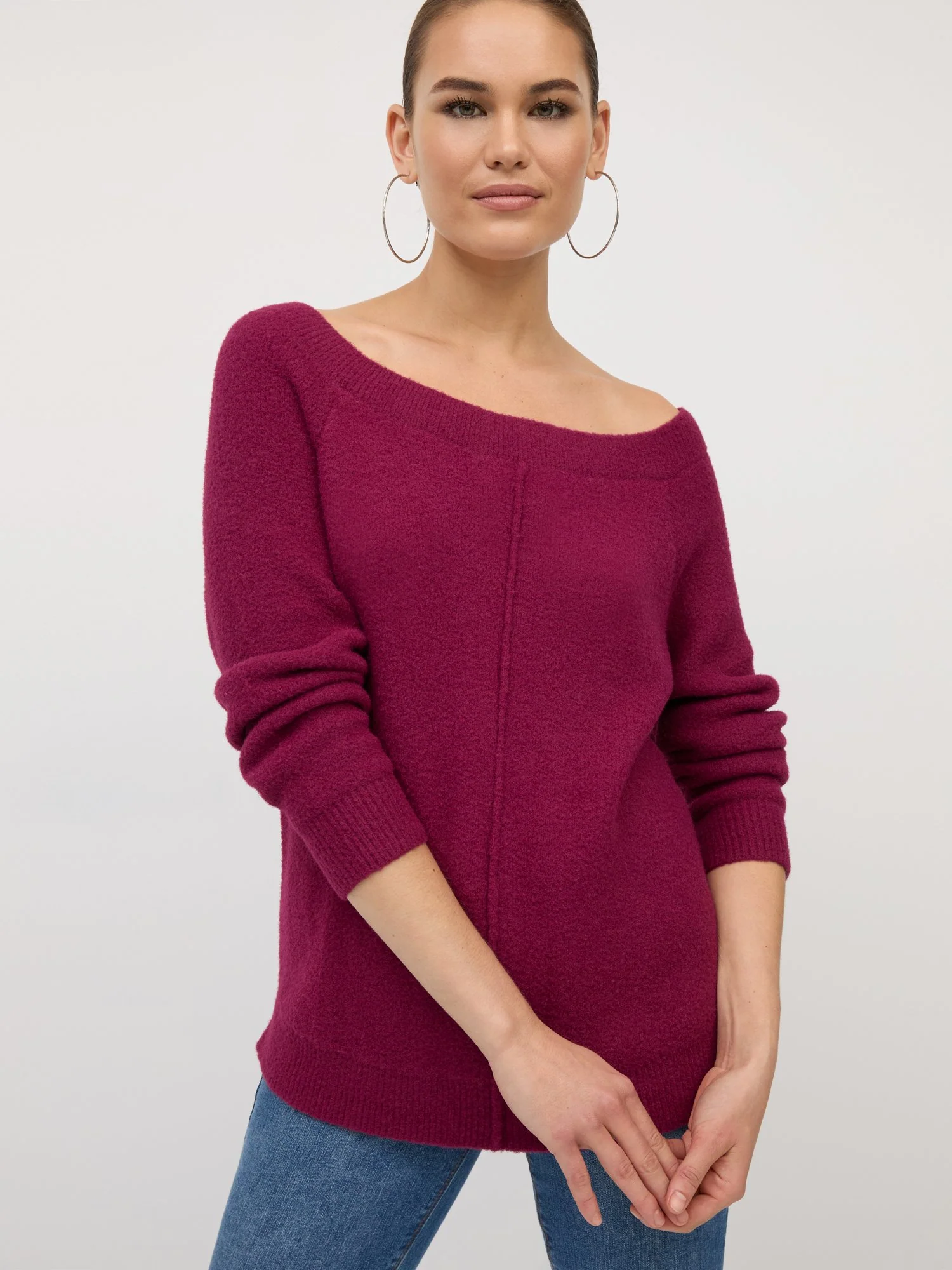Bateau-Neck Super-Soft Sweater - Image 10