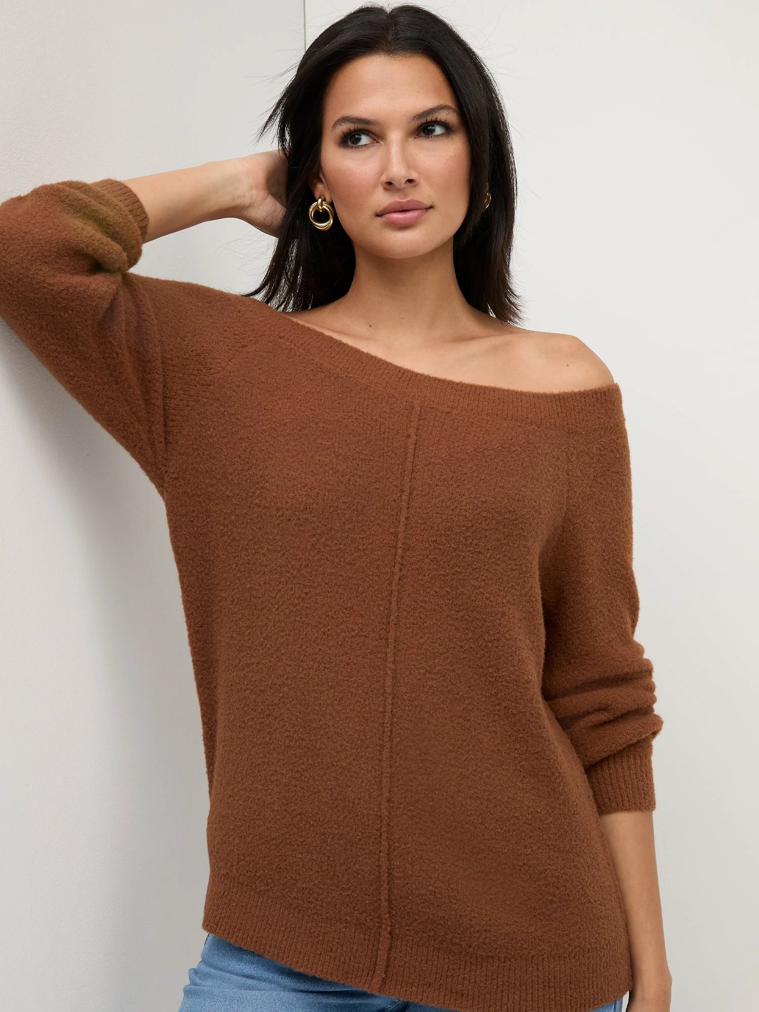 Bateau-Neck Super-Soft Sweater - Image 8