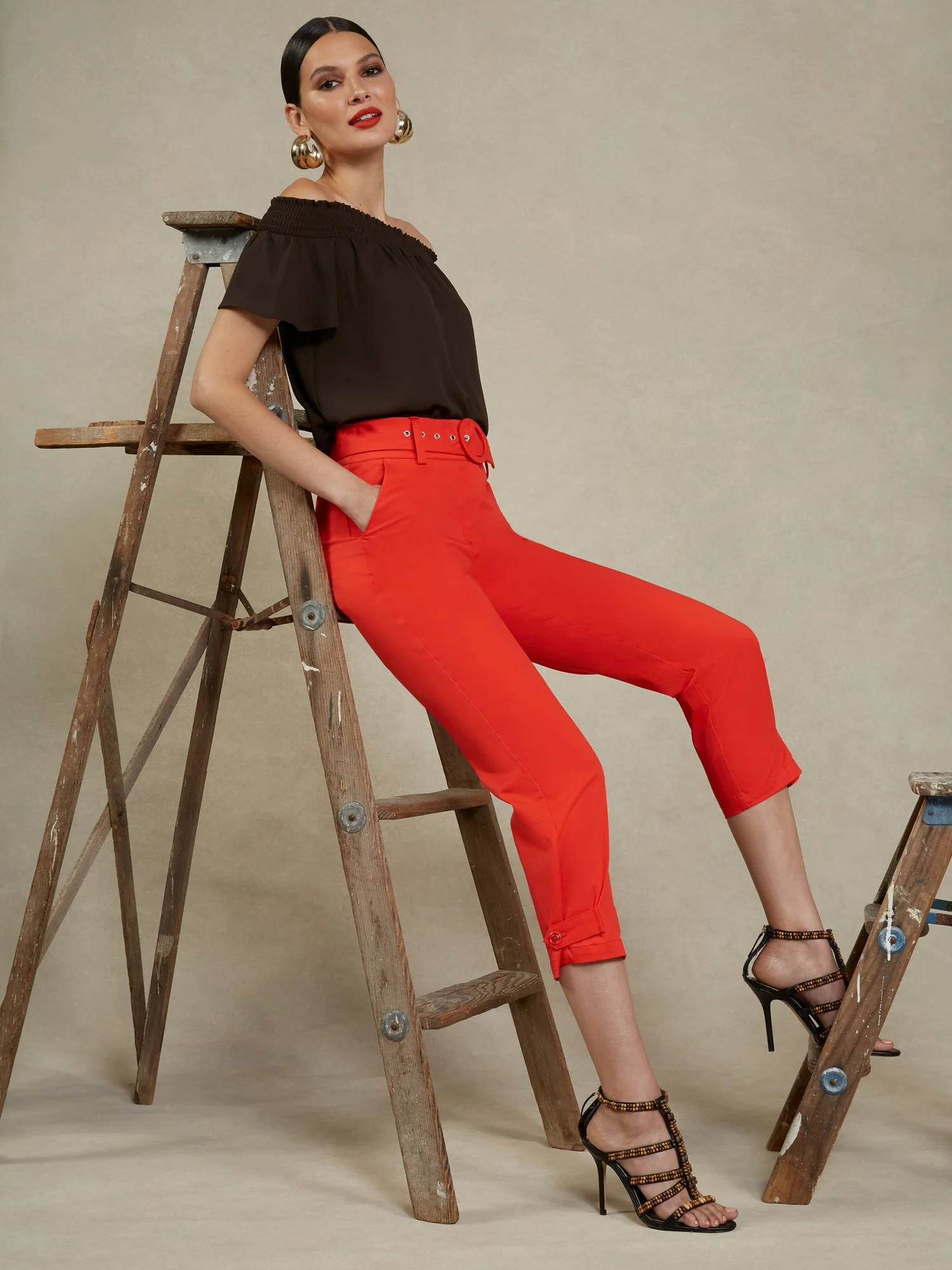 Belted Ankle Pant - Image 2