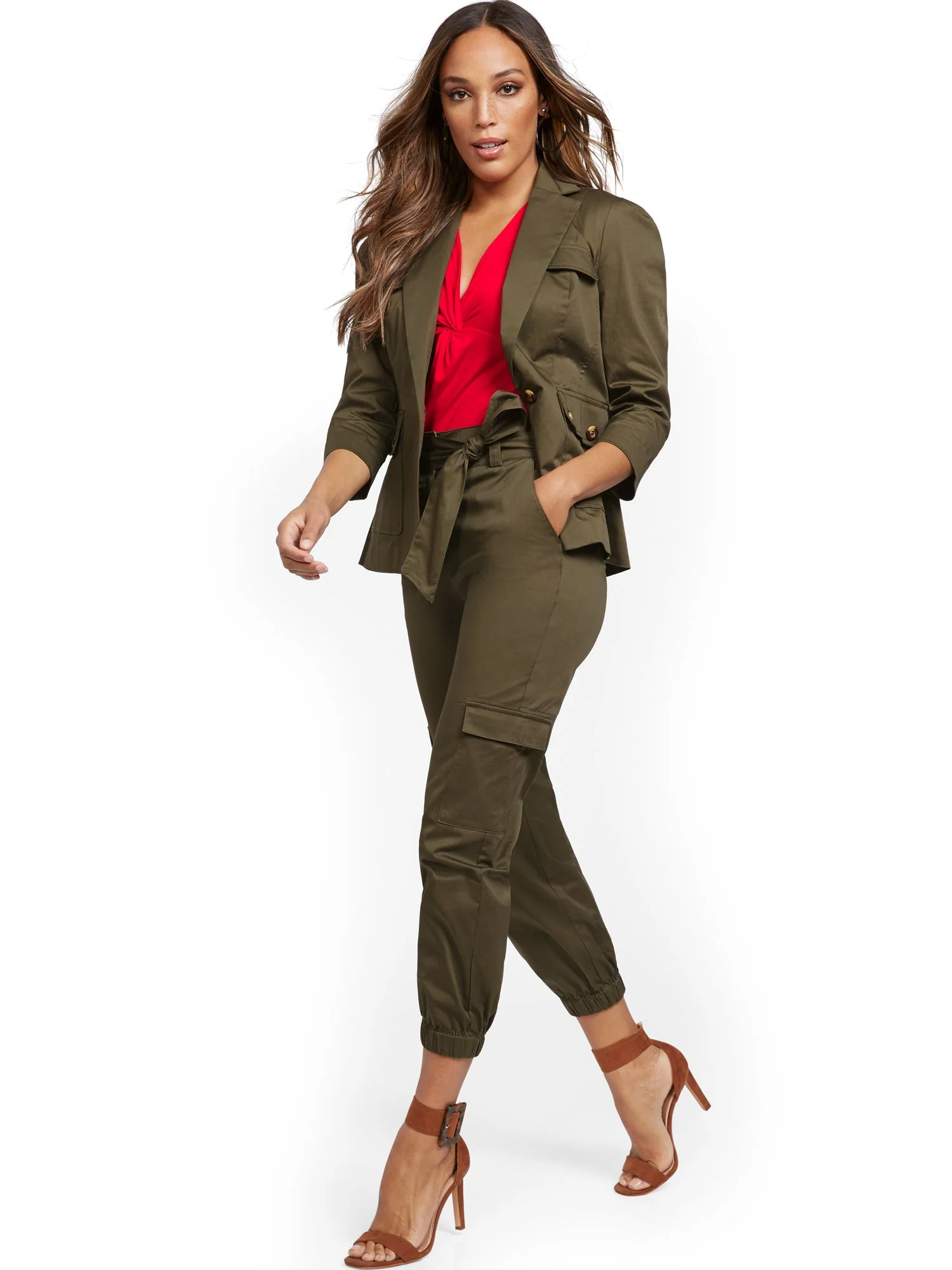 Belted Cargo Pant - 7th Avenue - Image 4