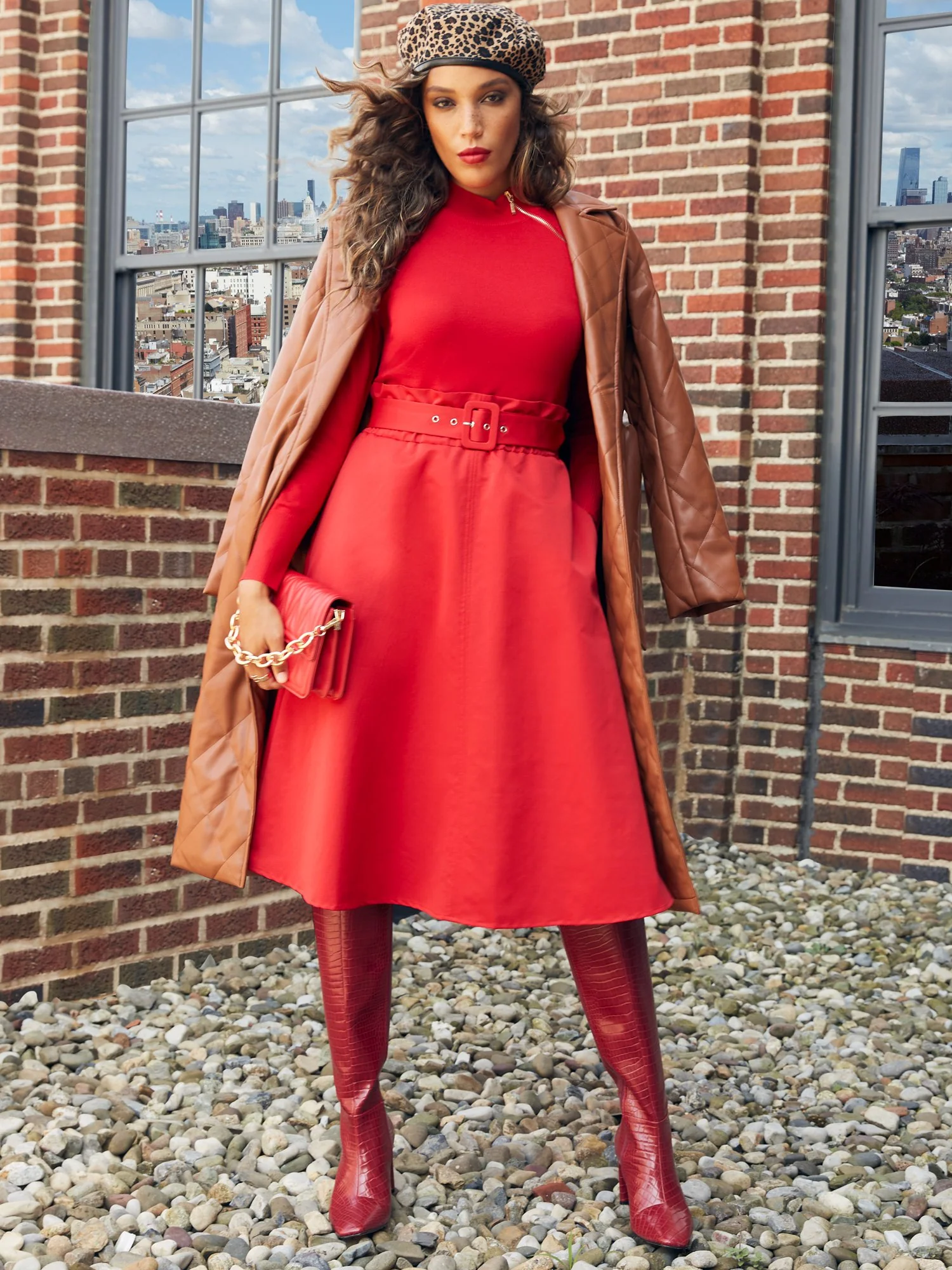 Belted Full Skirt - Image 2