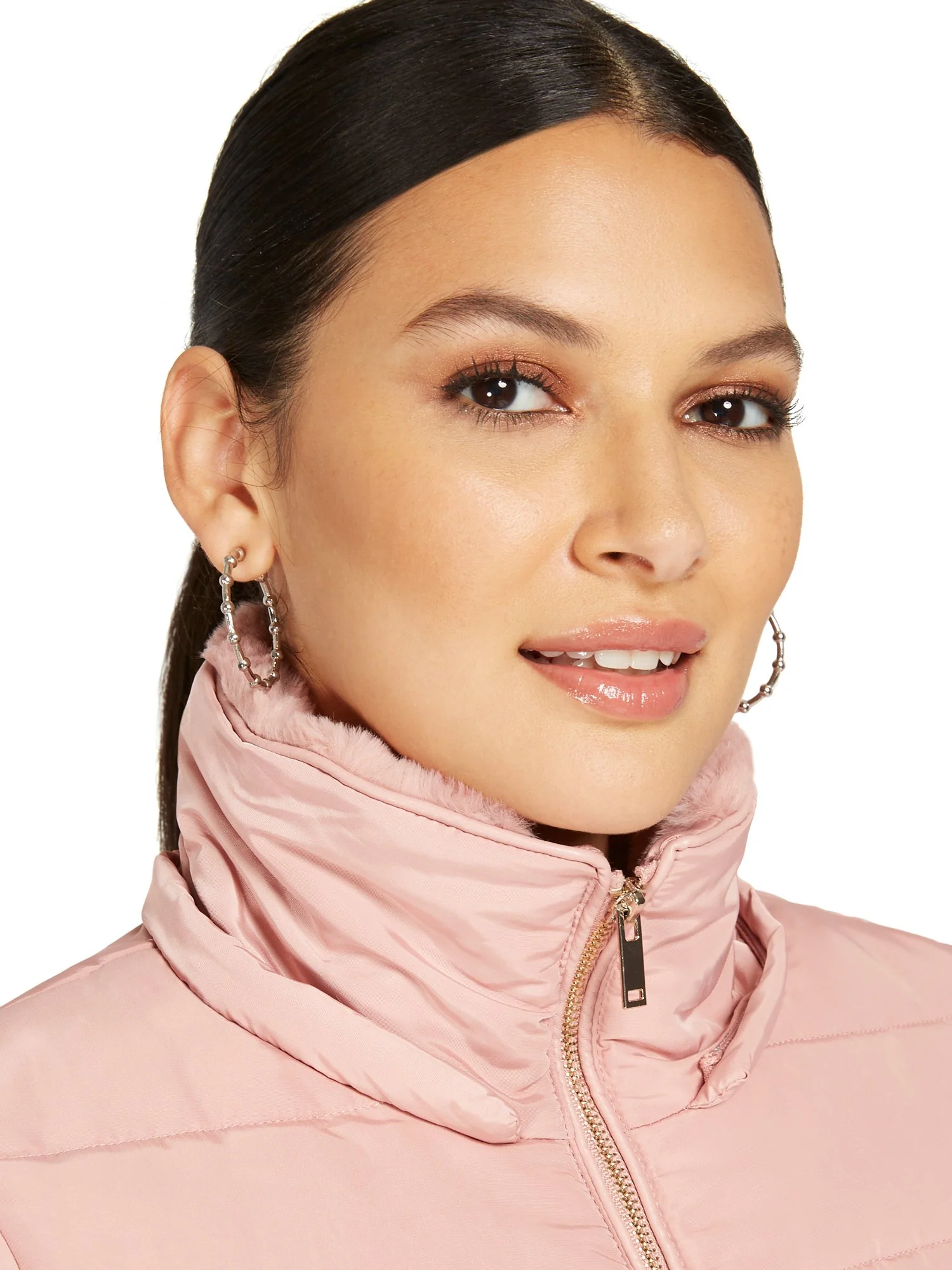 Belted & Hooded Puffer Jacket - Image 12