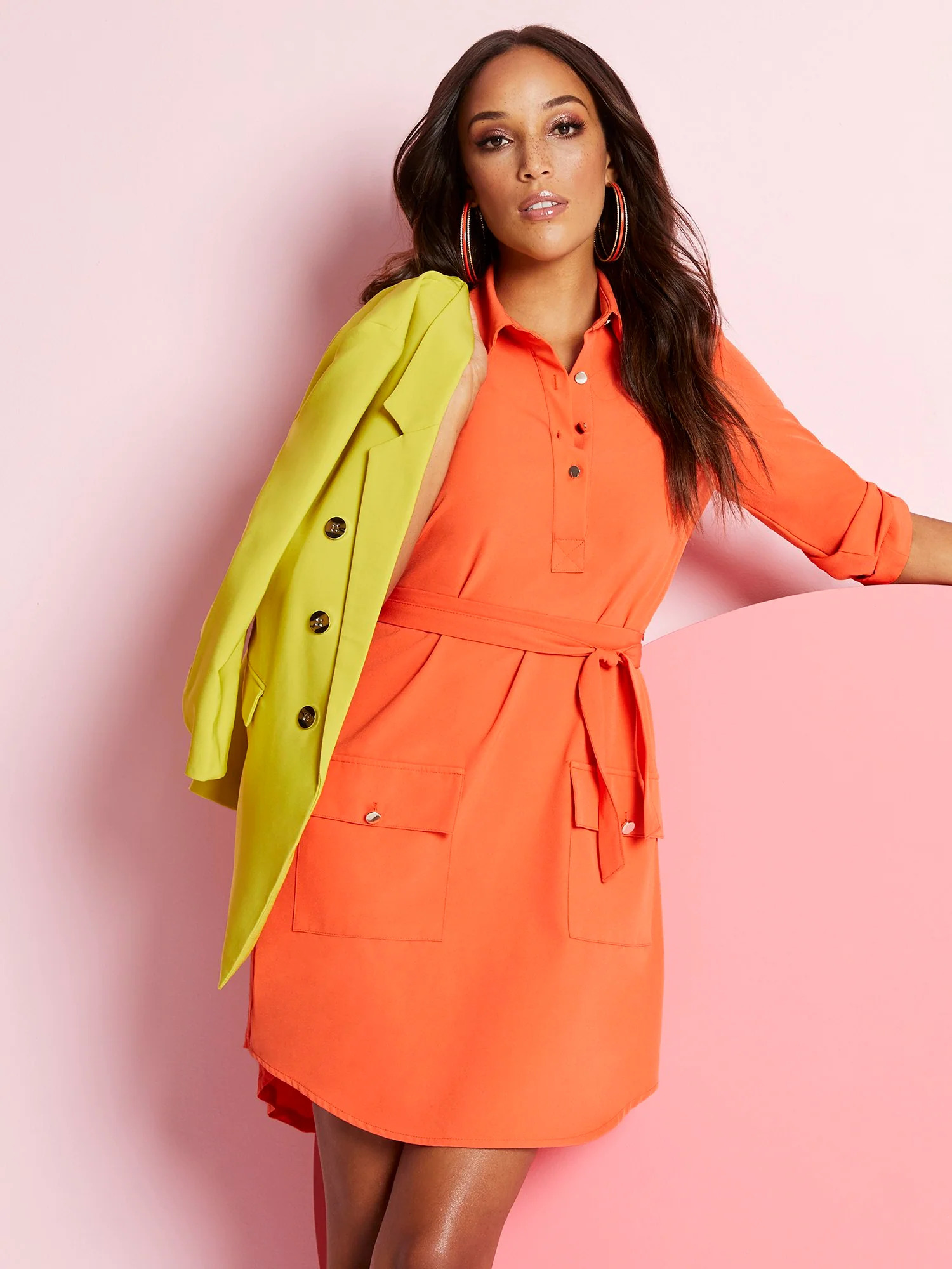 Belted Safari Shirtdress - Image 10