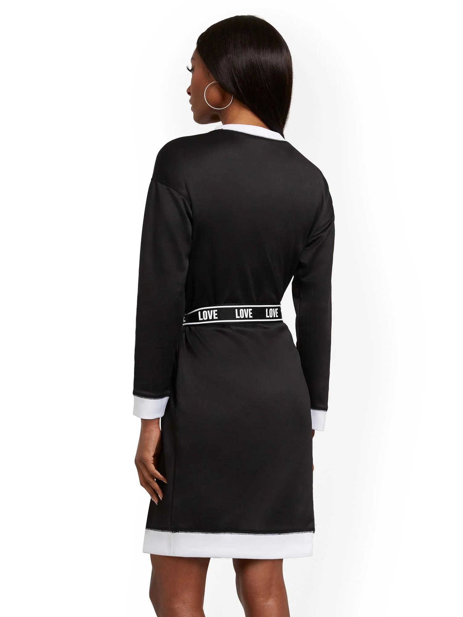 Belted Shift Dress - Image 3