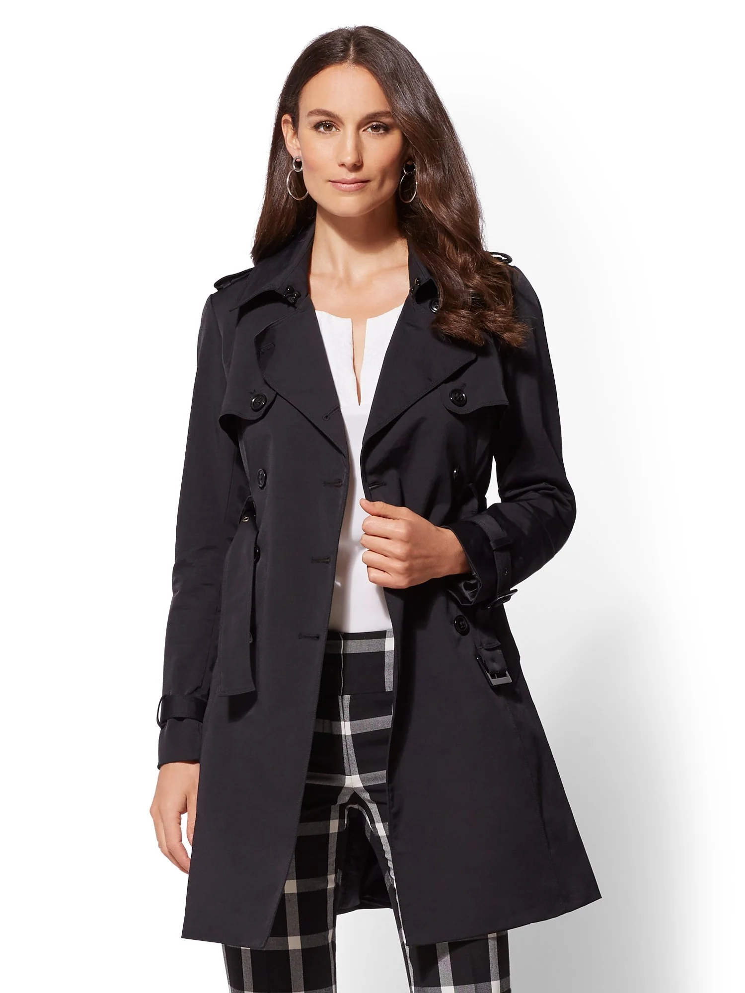 Belted Trenchcoat - 7th Avenue - Image 2