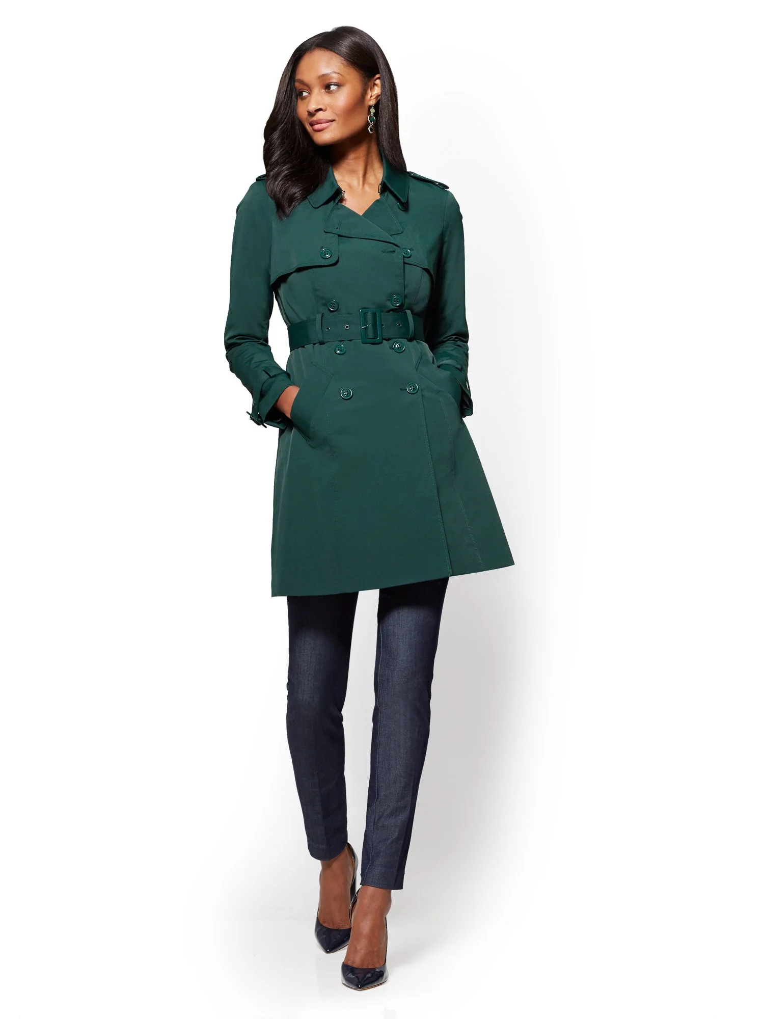Belted Trenchcoat - 7th Avenue - Image 26