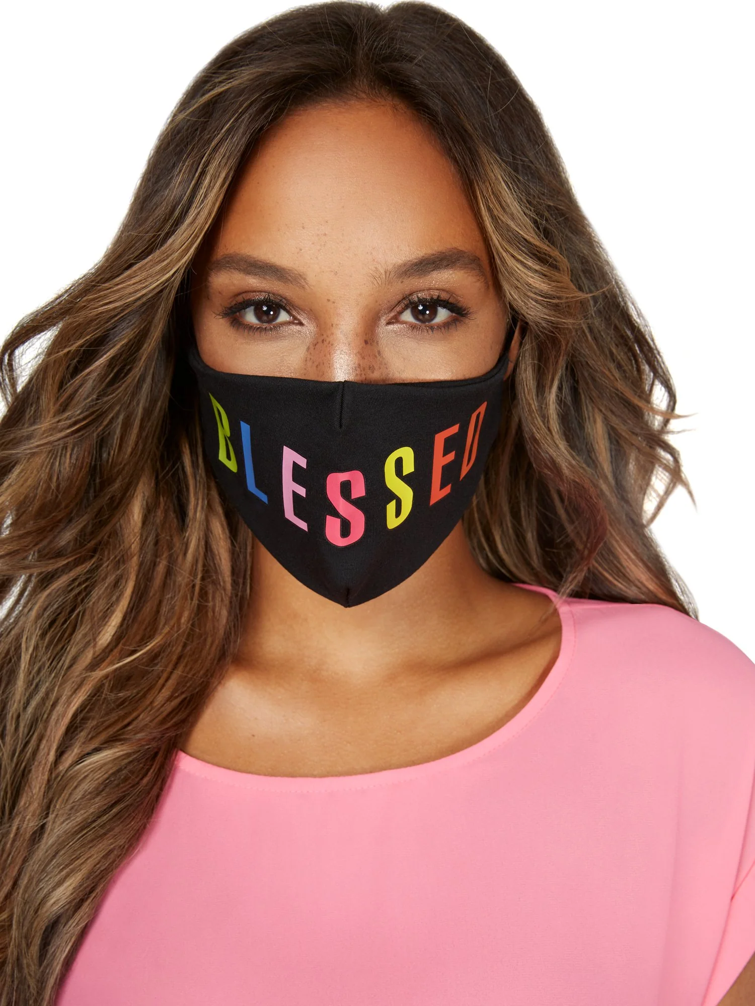 Blessed Rainbow Face Mask - Image 2
