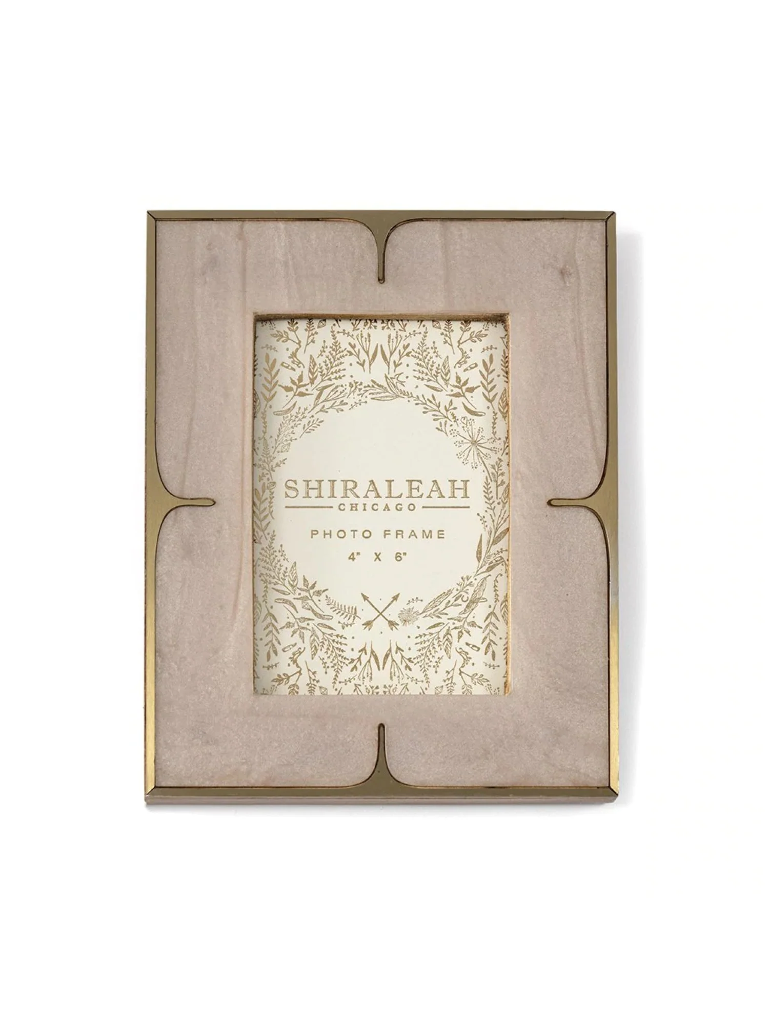 Shiraleah Blush Gold Edge 4x6 Photo Frame - Brands We Love
