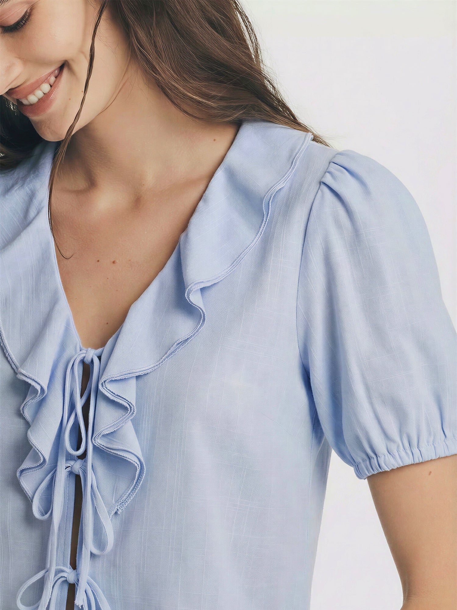 Blythe Ruffle Tie Top - Image 3