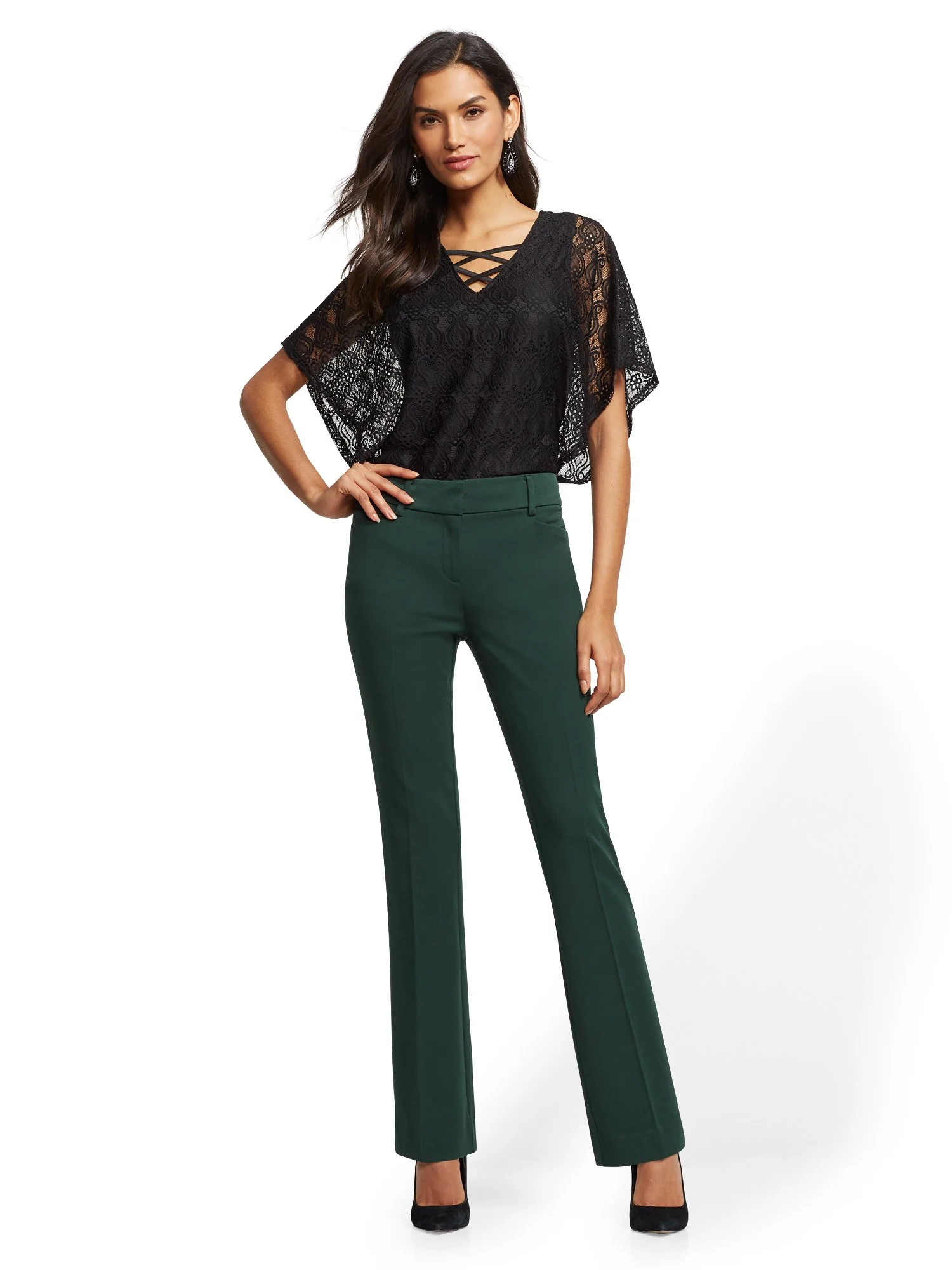 Bootcut Pant - Mid Rise - SuperStretch - 7th Avenue - Image 13