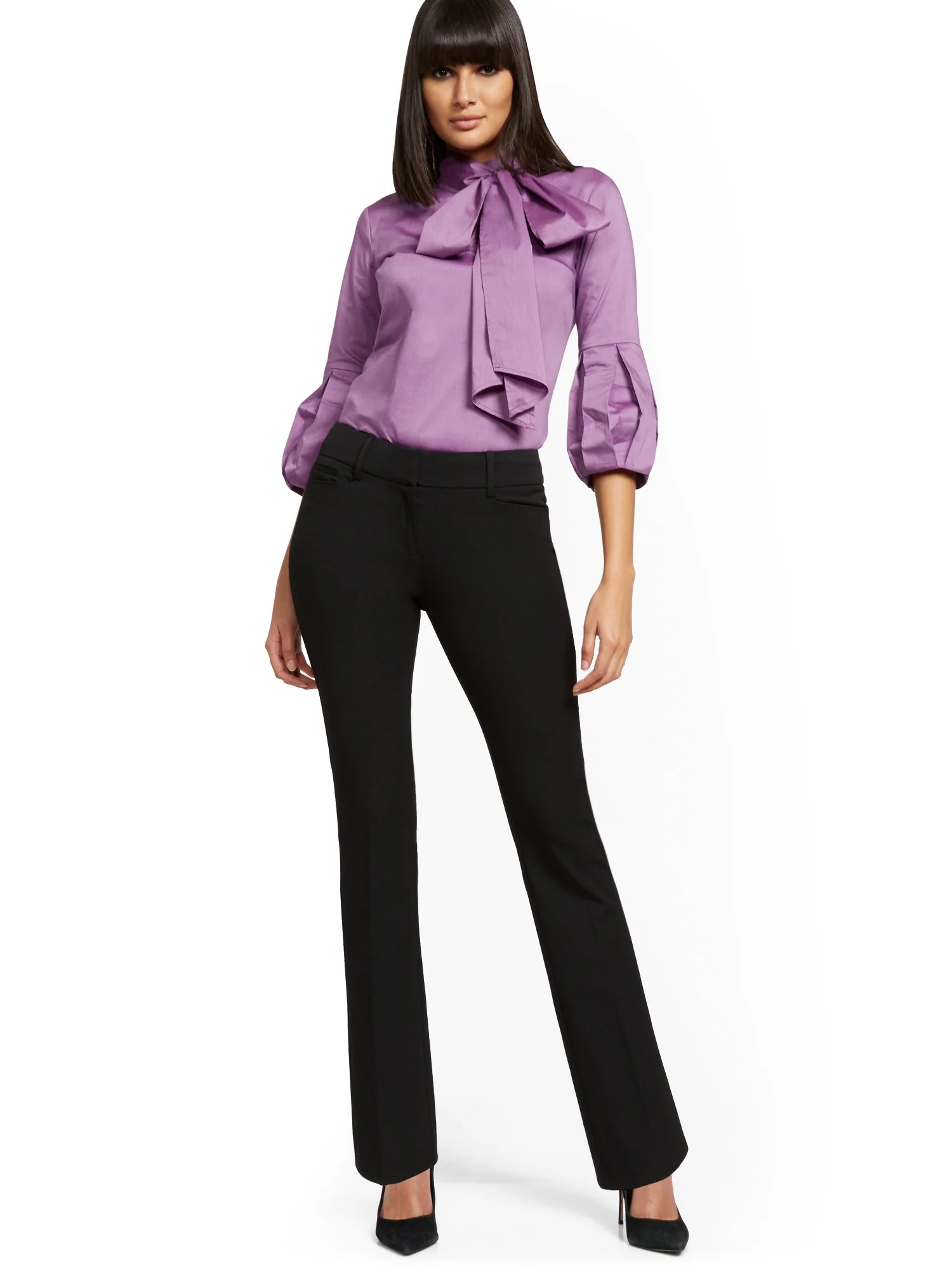 Bootcut Pant - Mid Rise - SuperStretch - 7th Avenue - Image 4
