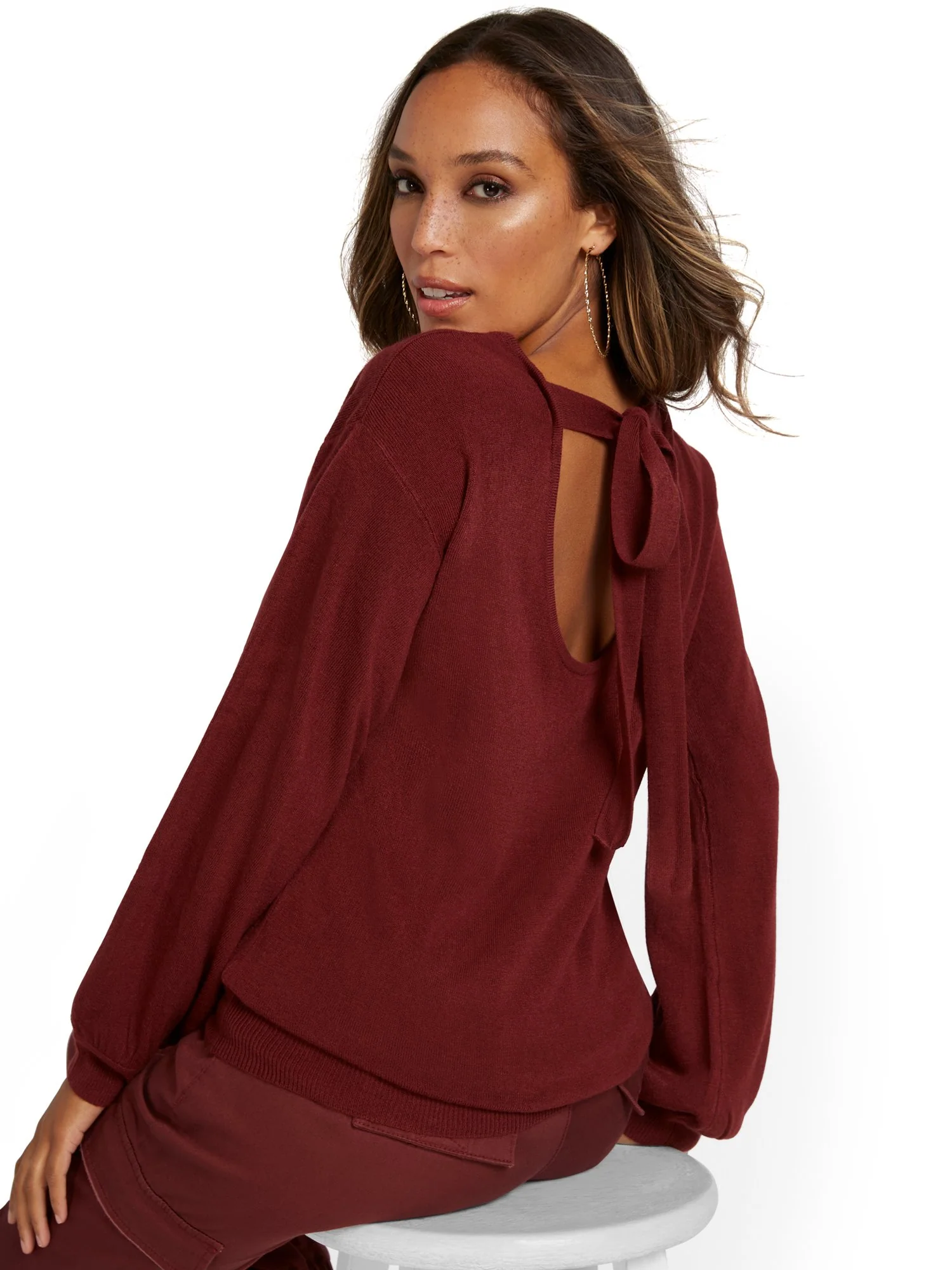 Bow Back Sweater - Image 6