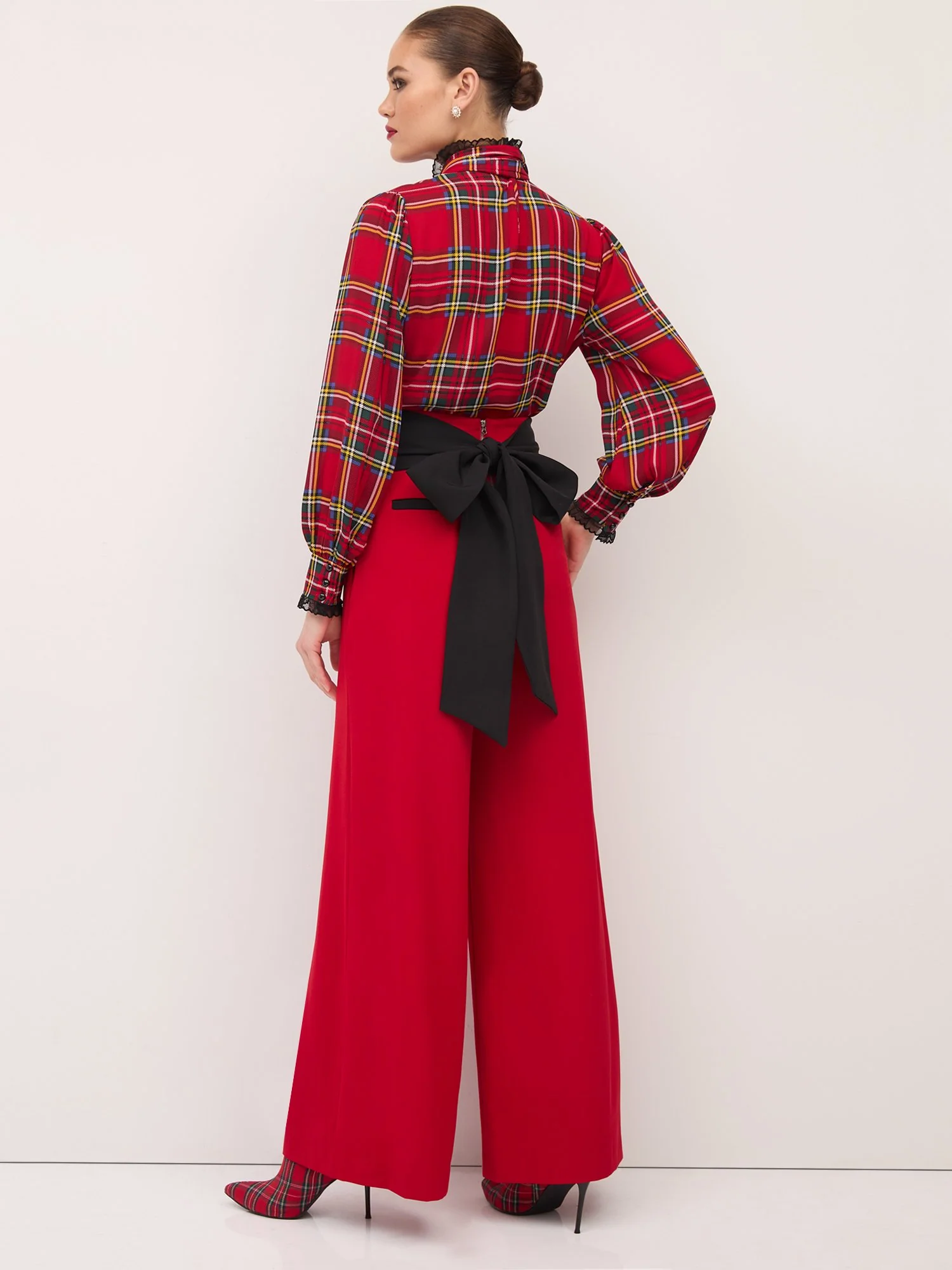 Bow-Back Wide-Leg Pant - Image 3